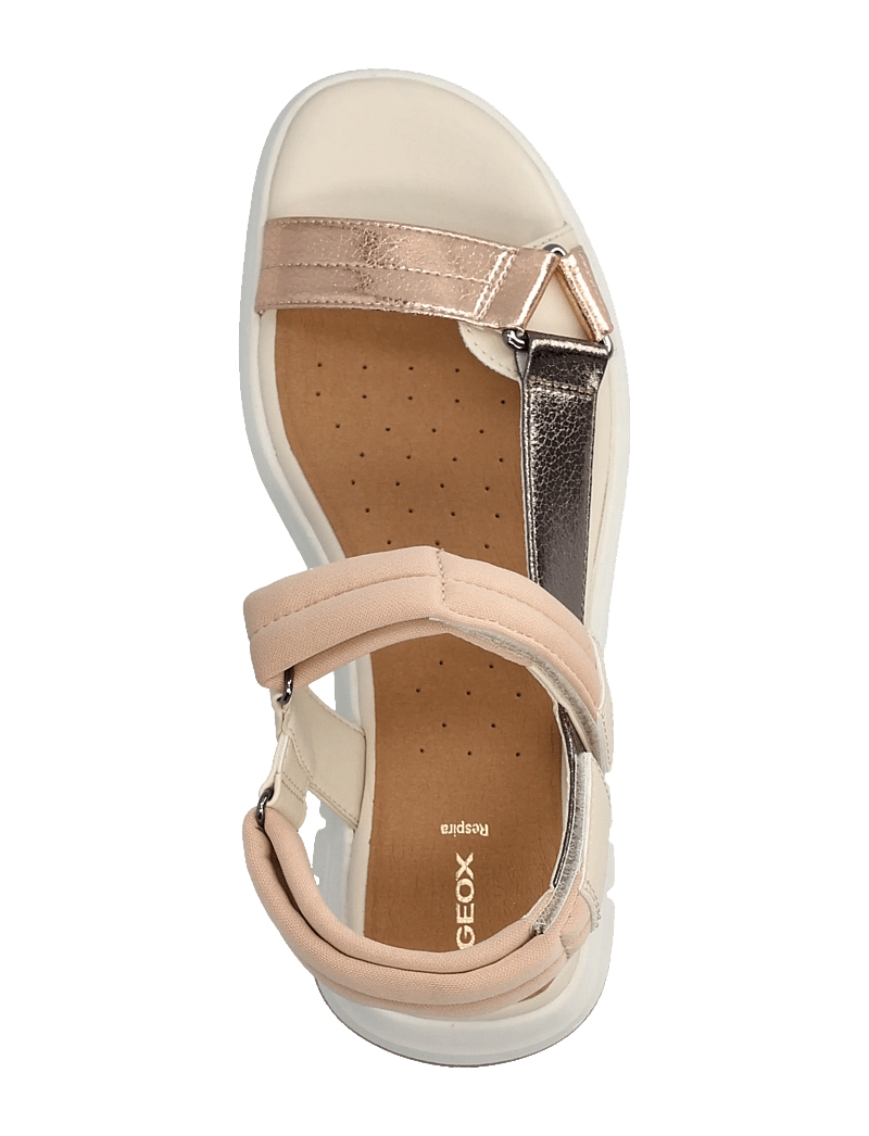 GEOX - D FLEXTRIDE S D - flache sandalen - papyrus/dk beige - 3