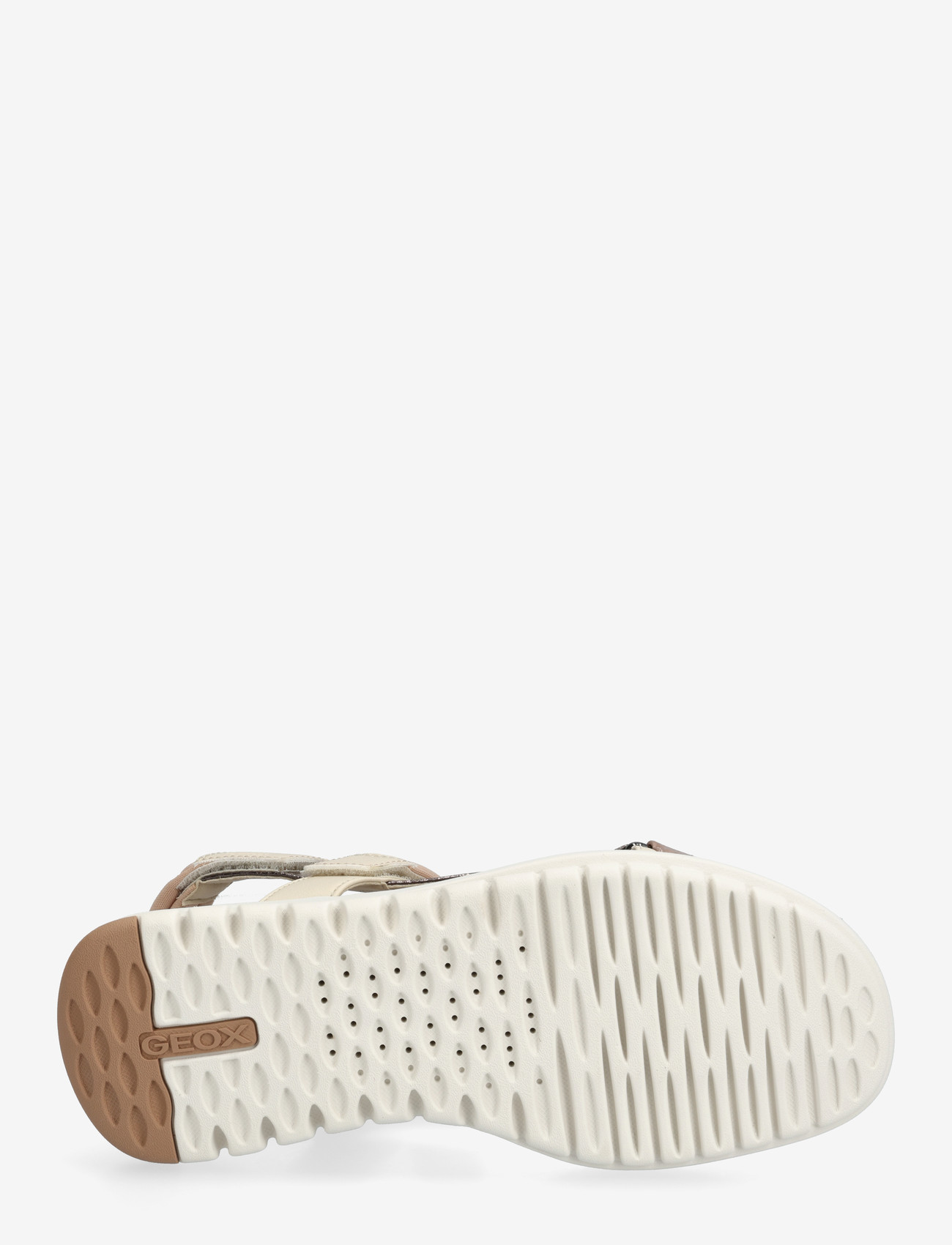 GEOX - D FLEXTRIDE S D - kontsata sandaalid - papyrus/dk beige - 4