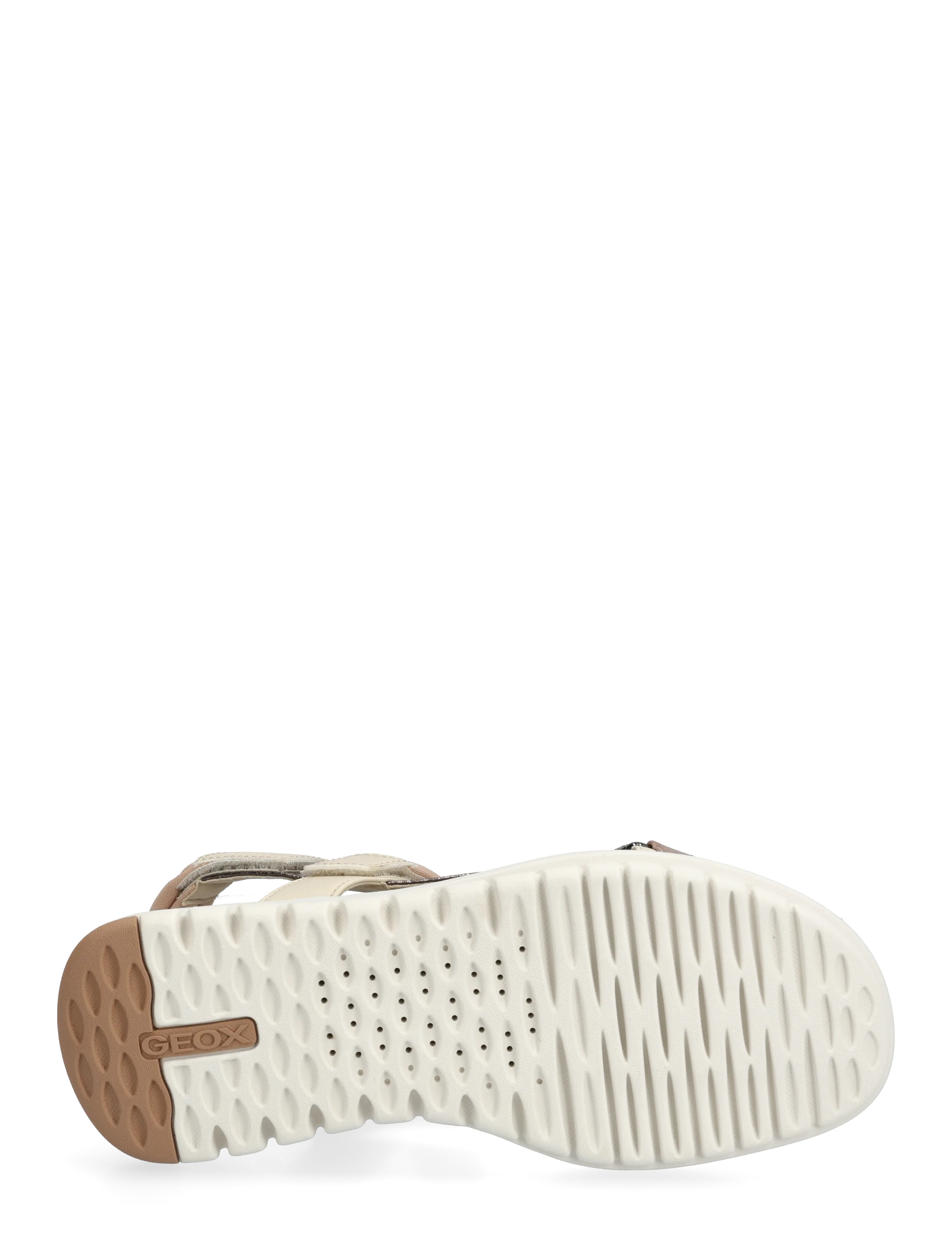 GEOX - D FLEXTRIDE S D - flade sandaler - papyrus/dk beige - 4