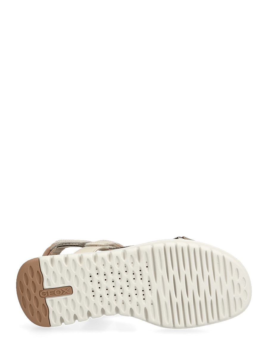 GEOX - D FLEXTRIDE S D - flache sandalen - papyrus/dk beige - 4
