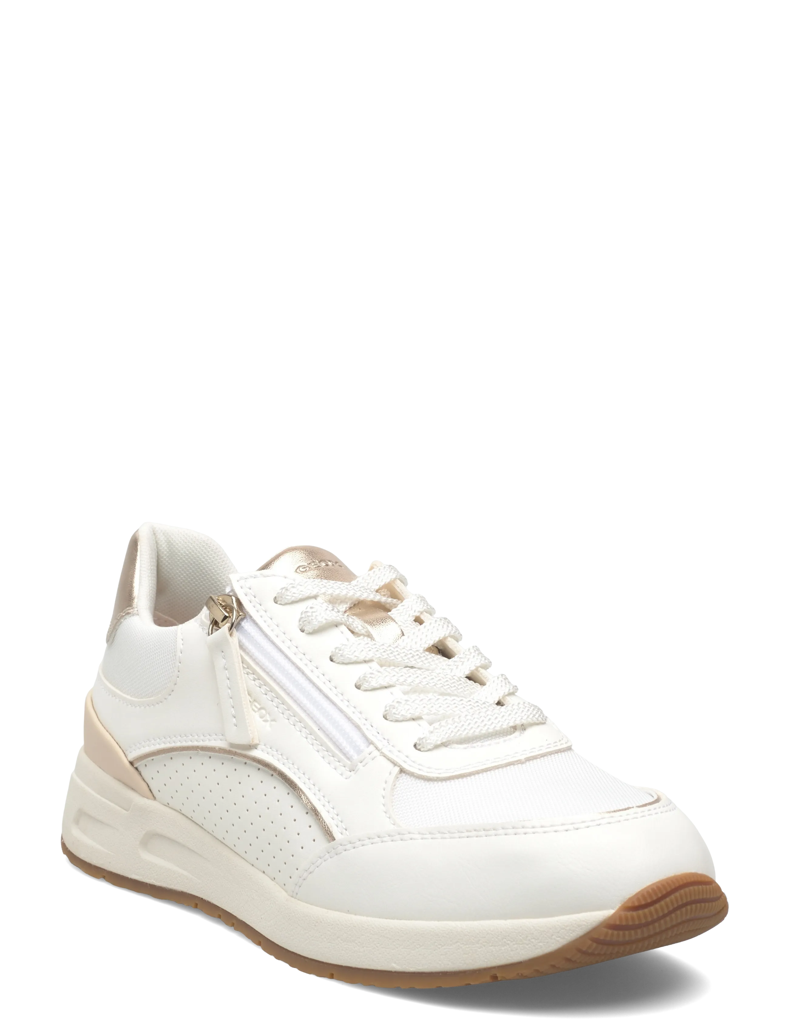 GEOX D BULMYA B - Neuheiten - WHITE/LT GOLD / white