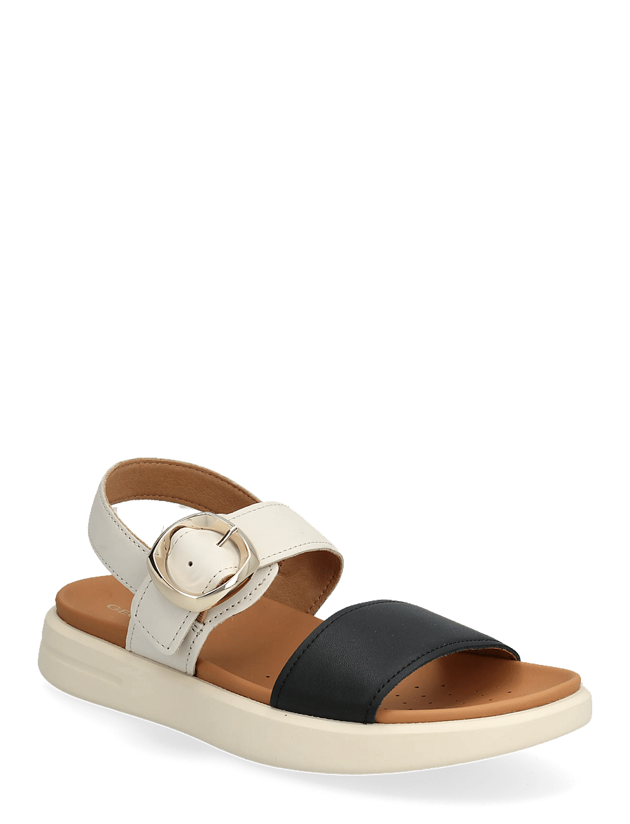 GEOX - D XAND 2S A - matalat sandaalit - sand/black - 0