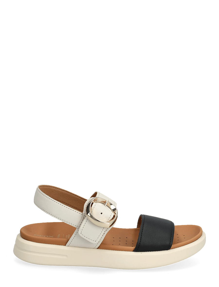 GEOX - D XAND 2S A - matalat sandaalit - sand/black - 1