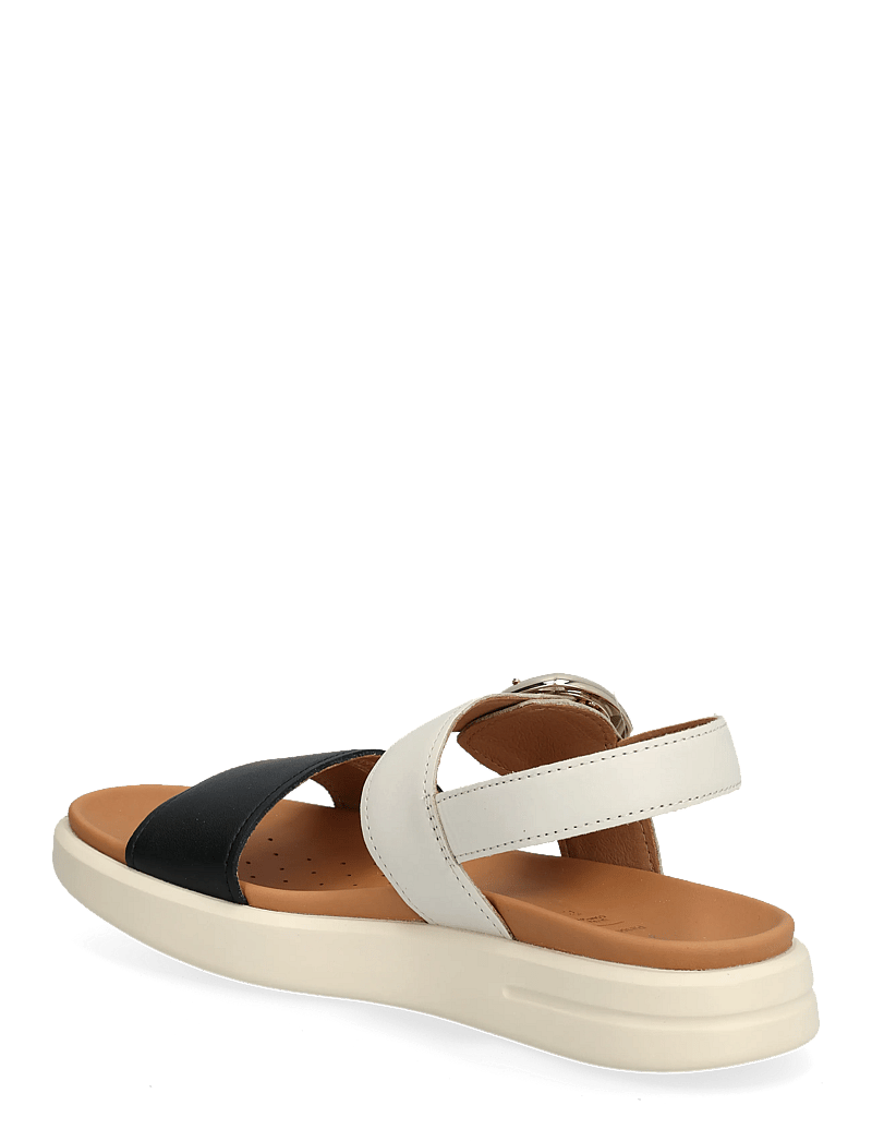 GEOX - D XAND 2S A - flache sandalen - sand/black - 2