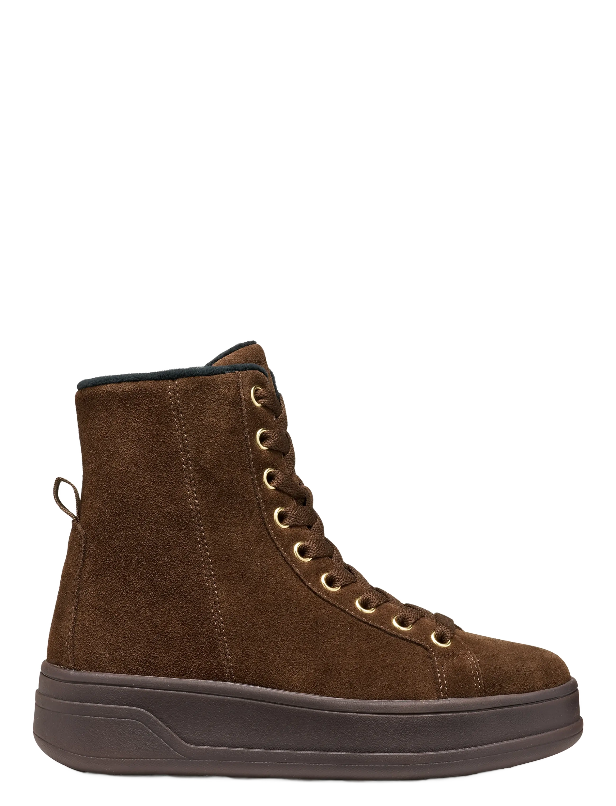 GEOX - D SPHERICA ECUB-2 F - geschnürte stiefel - dark brown - 1