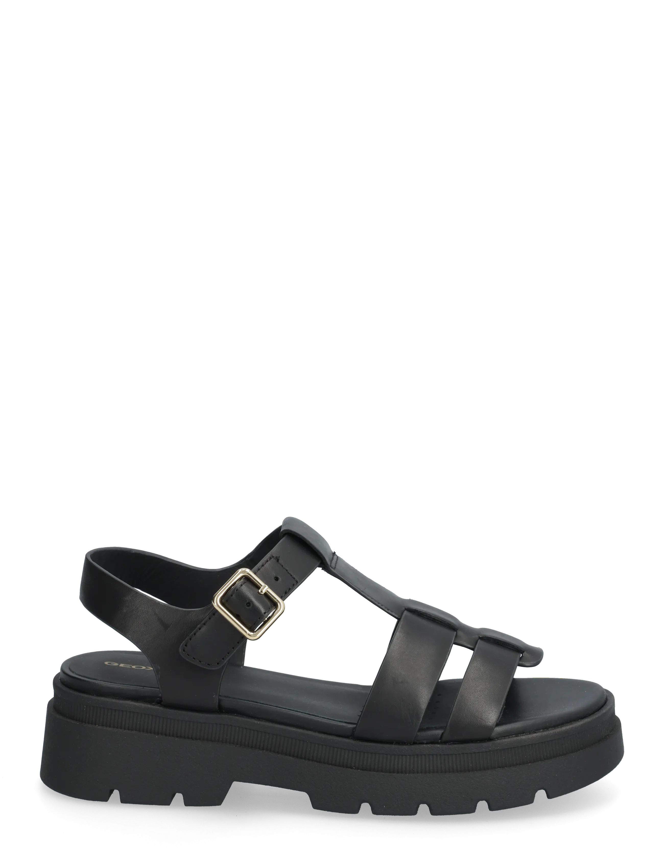 GEOX - D ADACTER S B A - platvorm sandaalid - black - 1