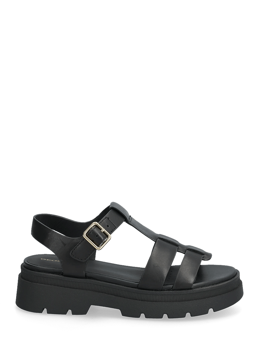 GEOX - D ADACTER S B A - platformsandaler - black - 1
