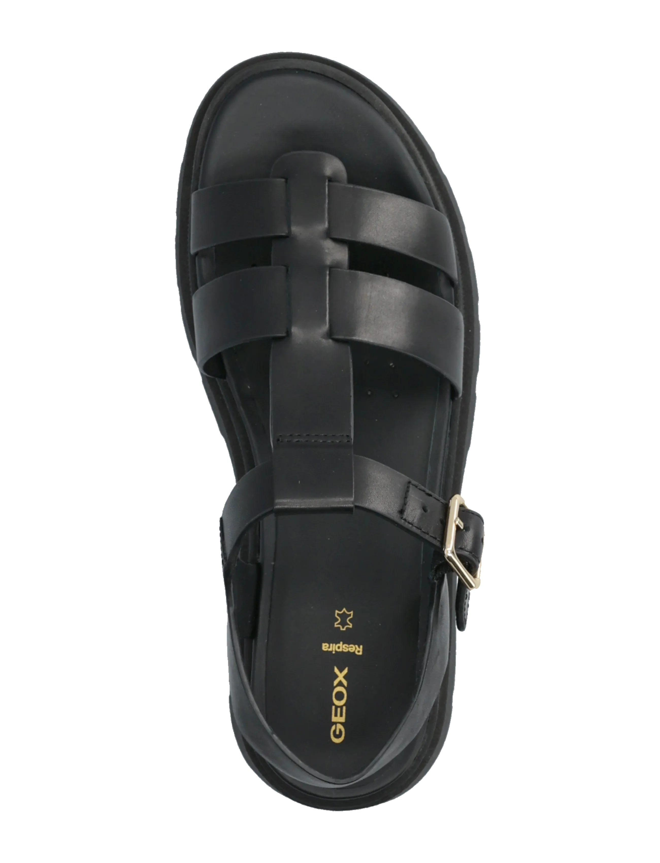 GEOX - D ADACTER S B A - platvorm sandaalid - black - 3