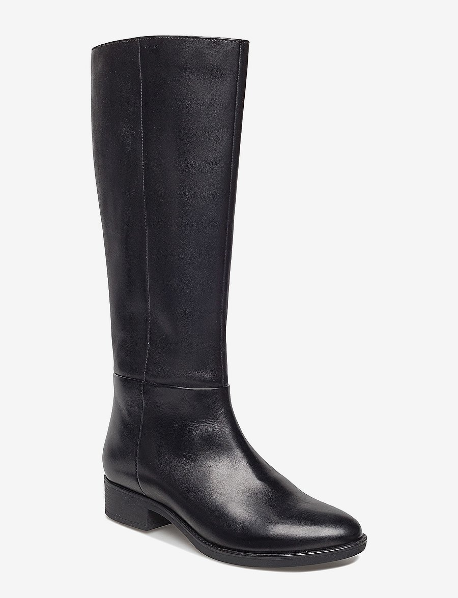 GEOX - D FELICITY D - kniehohe stiefel - blk oxford - 0
