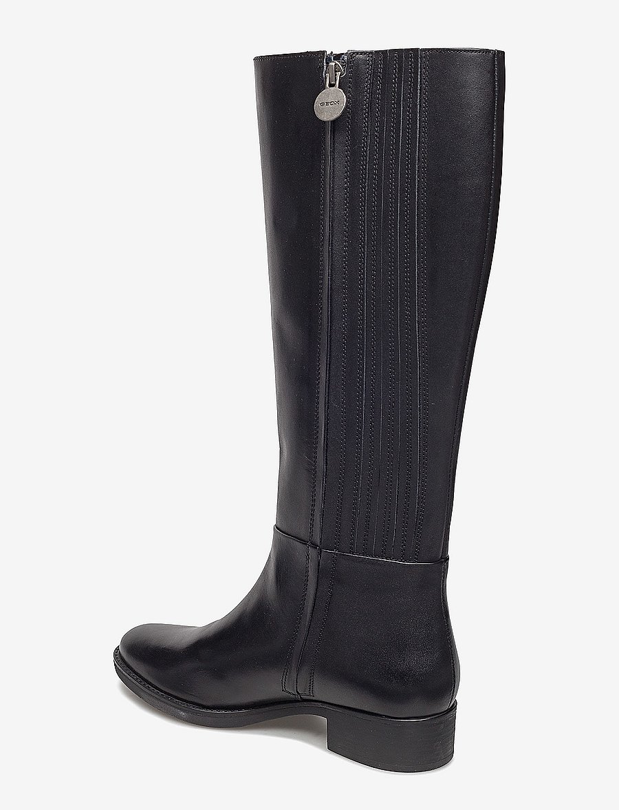GEOX - D FELICITY D - kniehohe stiefel - blk oxford - 2
