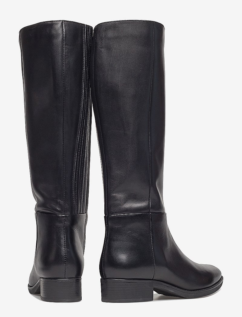 Geox Dames D Felicity enkellaars, zwart, 38.5 EU Geox Dames D Felicity enkellaars, zwart, 38.5 EU