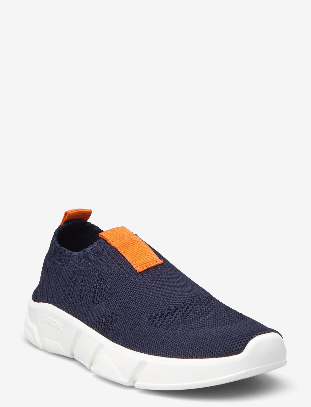 GEOX - J ARIL BOY A - low tops - navy/orange - 0