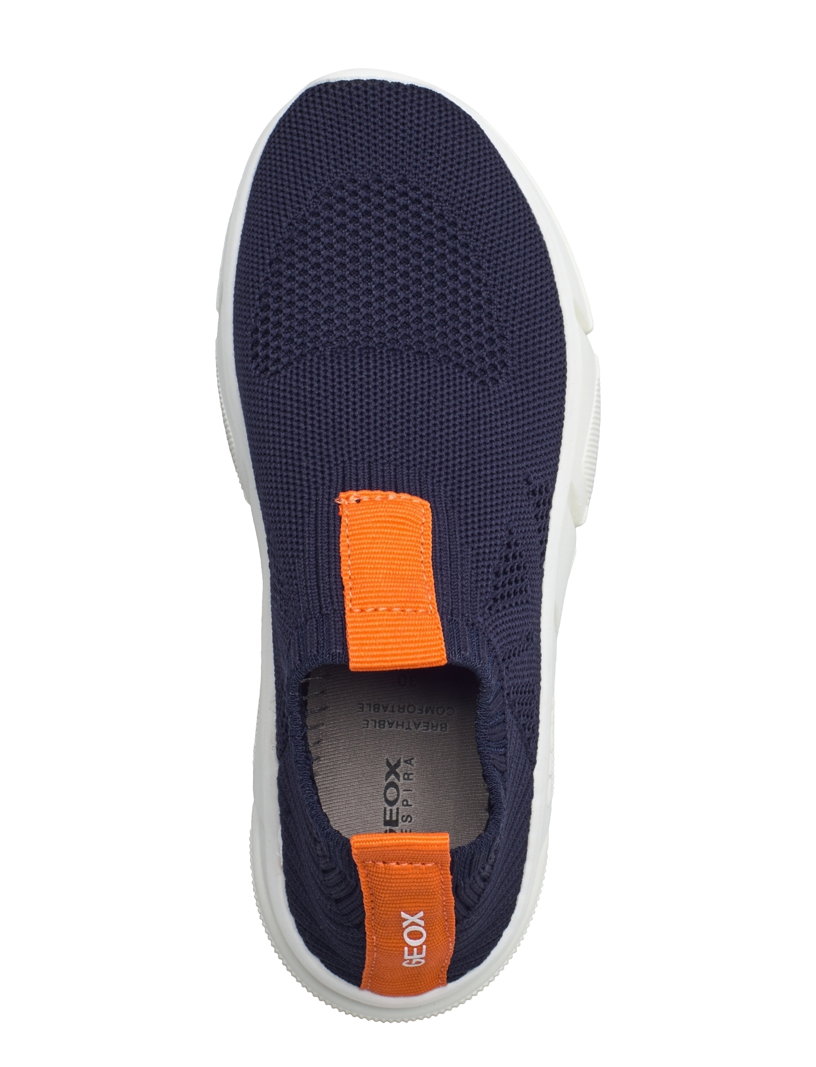 GEOX - J ARIL BOY A - niedriger schnitt - navy/orange - 3