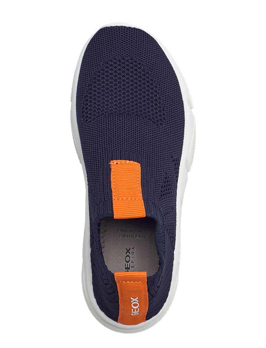 GEOX - J ARIL BOY A - kõrge säärega tossud - navy/orange - 3