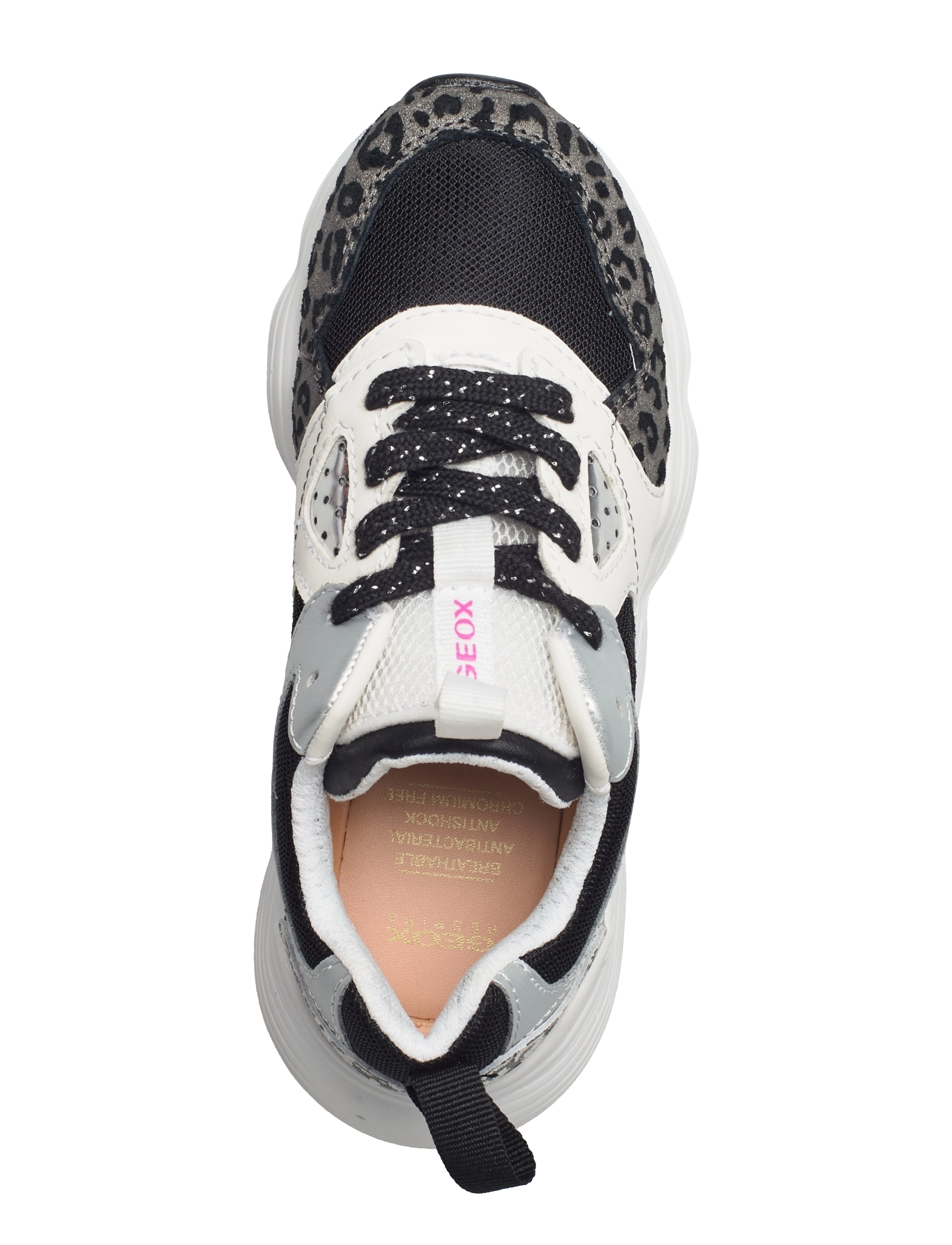 GEOX - J BUBBLEX GIRL B - black whte - 3