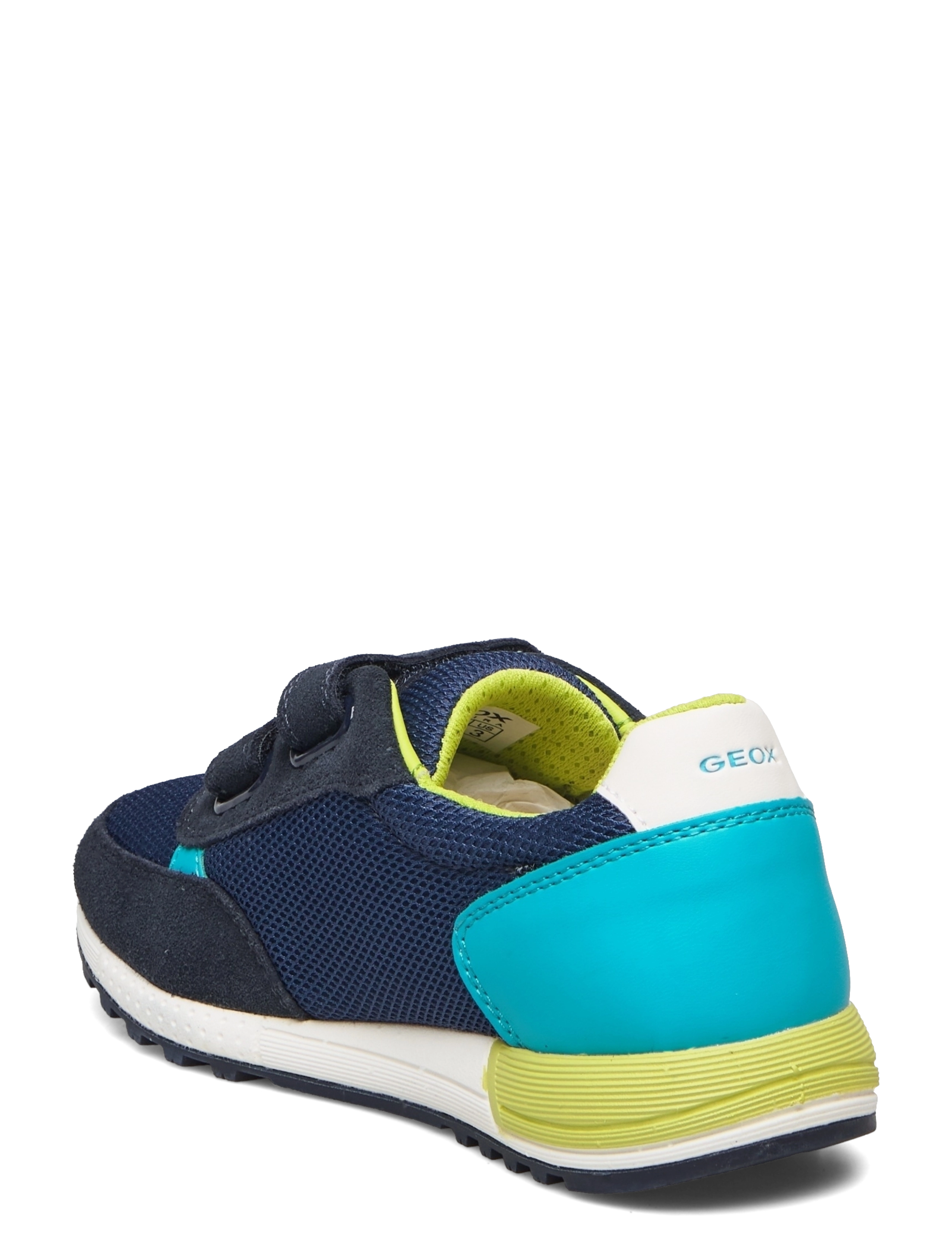 GEOX - J ALBEN BOY A - navy/lime - 2