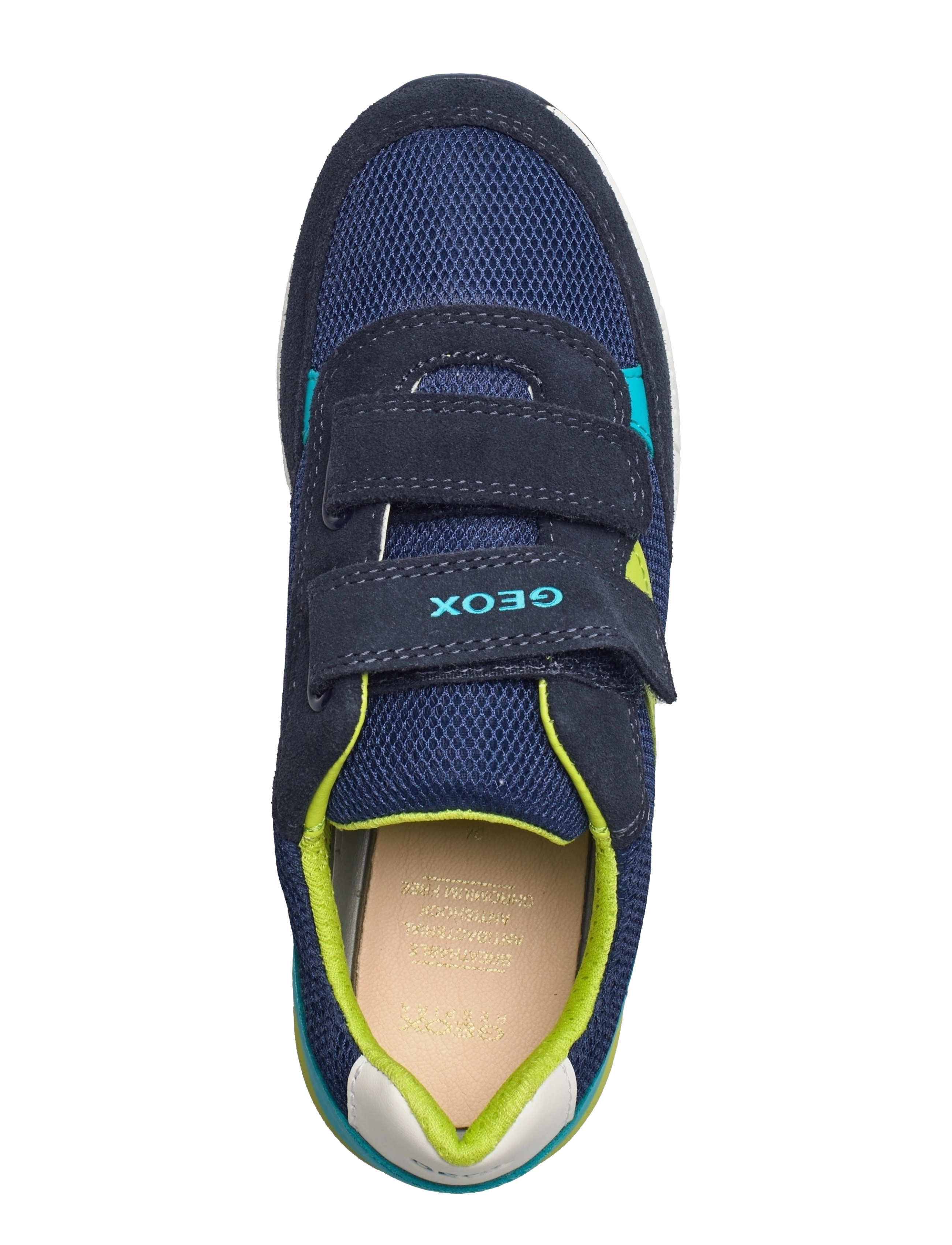 GEOX - J ALBEN BOY A - navy/lime - 3