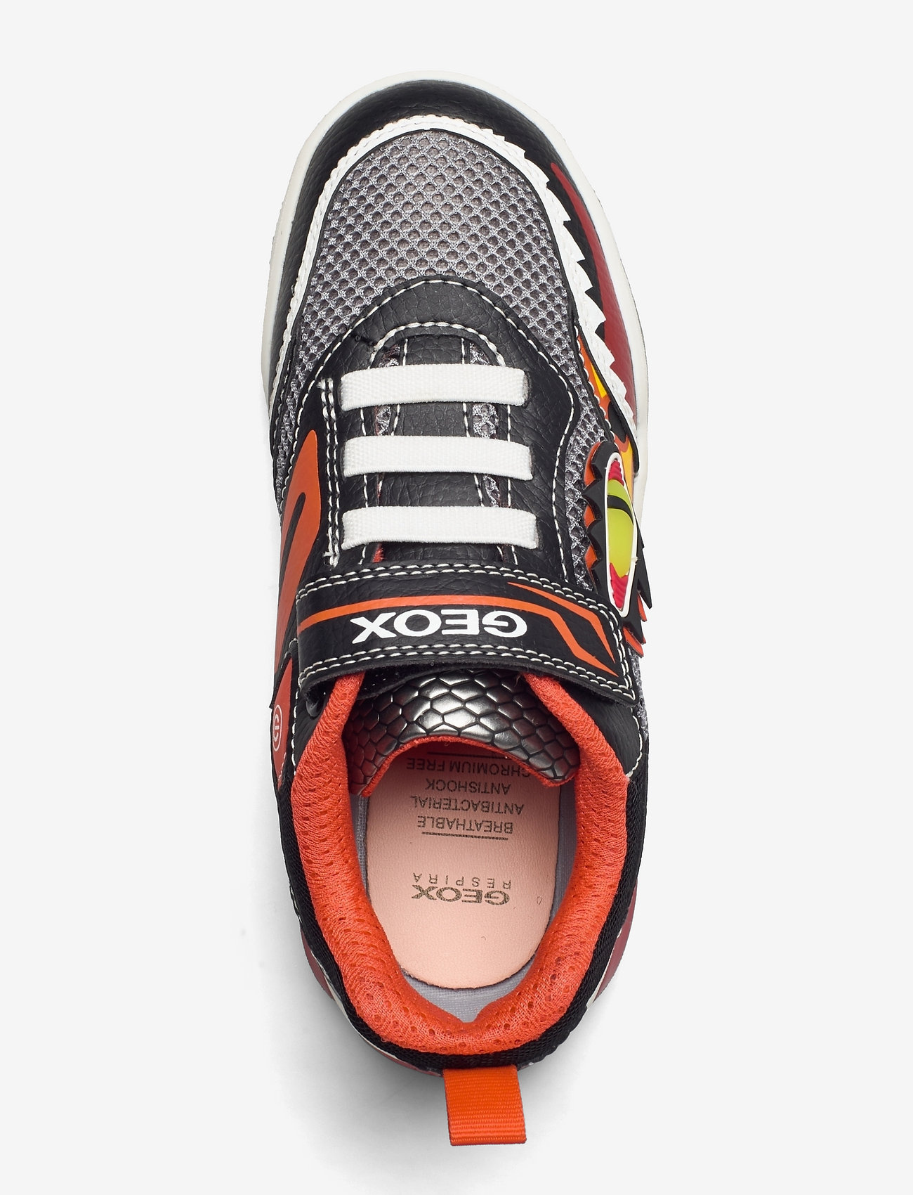 GEOX - J INEK BOY A - blk/orange - 3