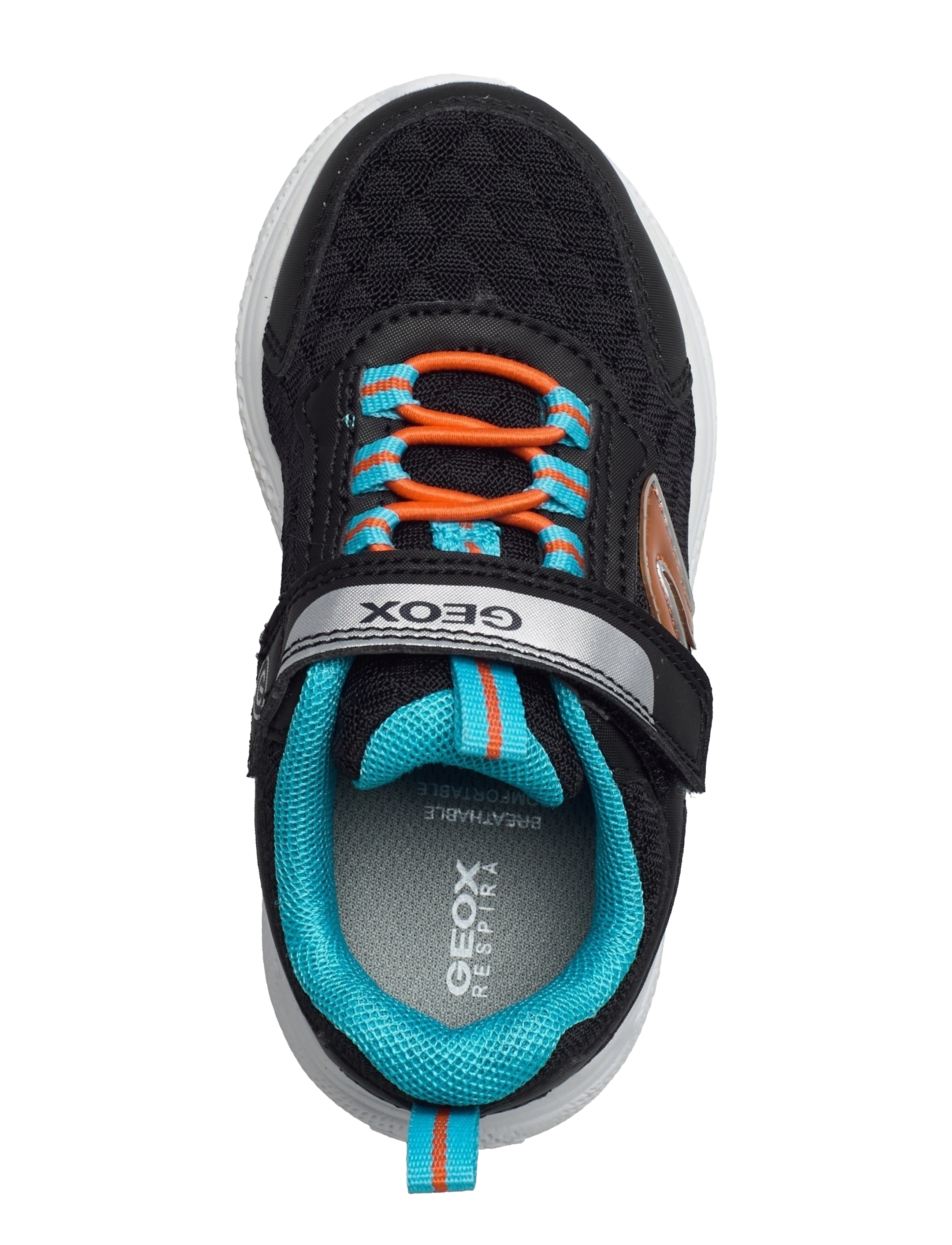 GEOX - J SPRINTYE BOY B - blk/orange - 3