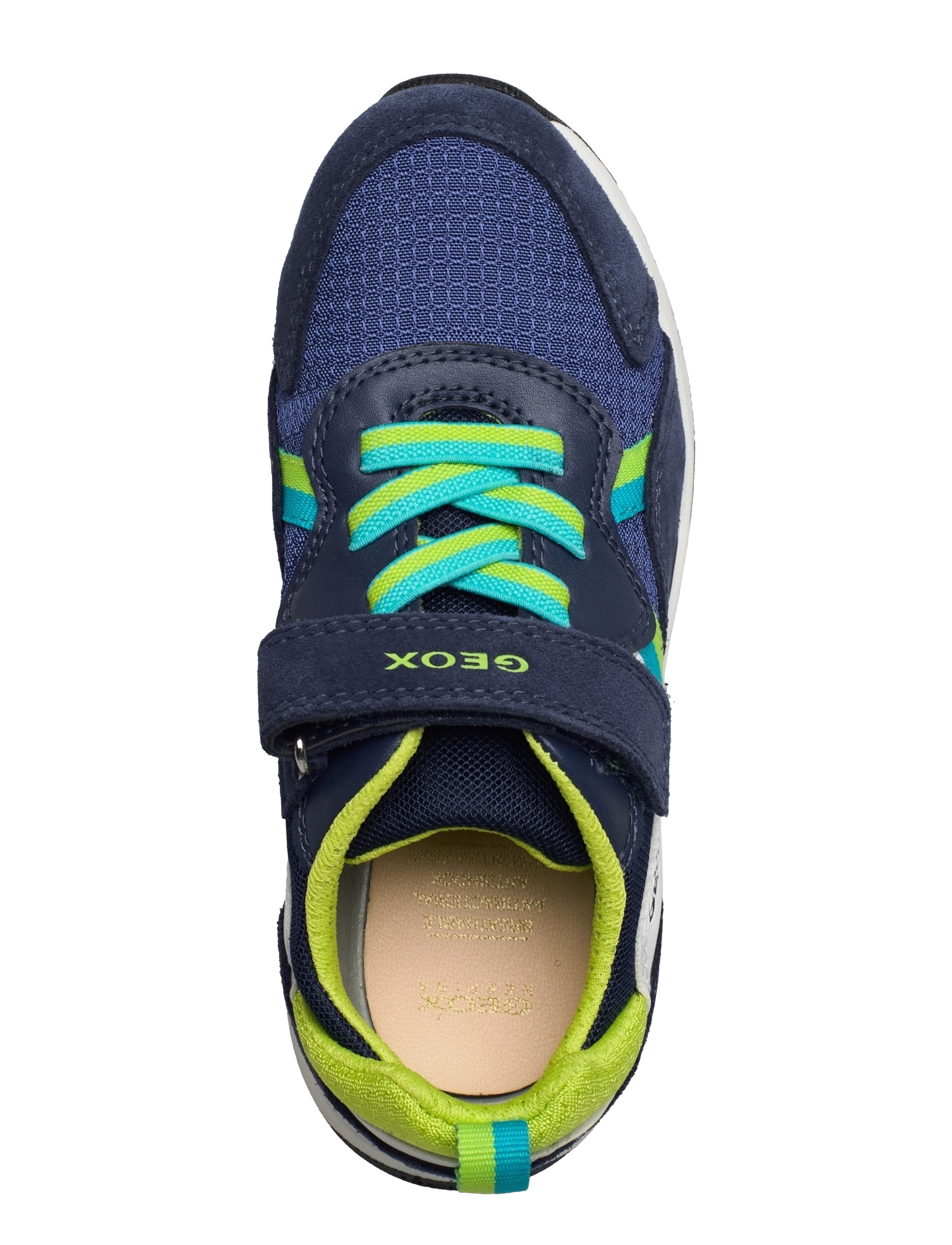 GEOX - J BRIEZEE BOY A - navy/lime - 3