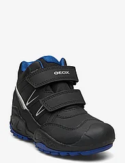 GEOX - J NEW SAVAGE BOY B A - höga sneakers - blk/blue - 0