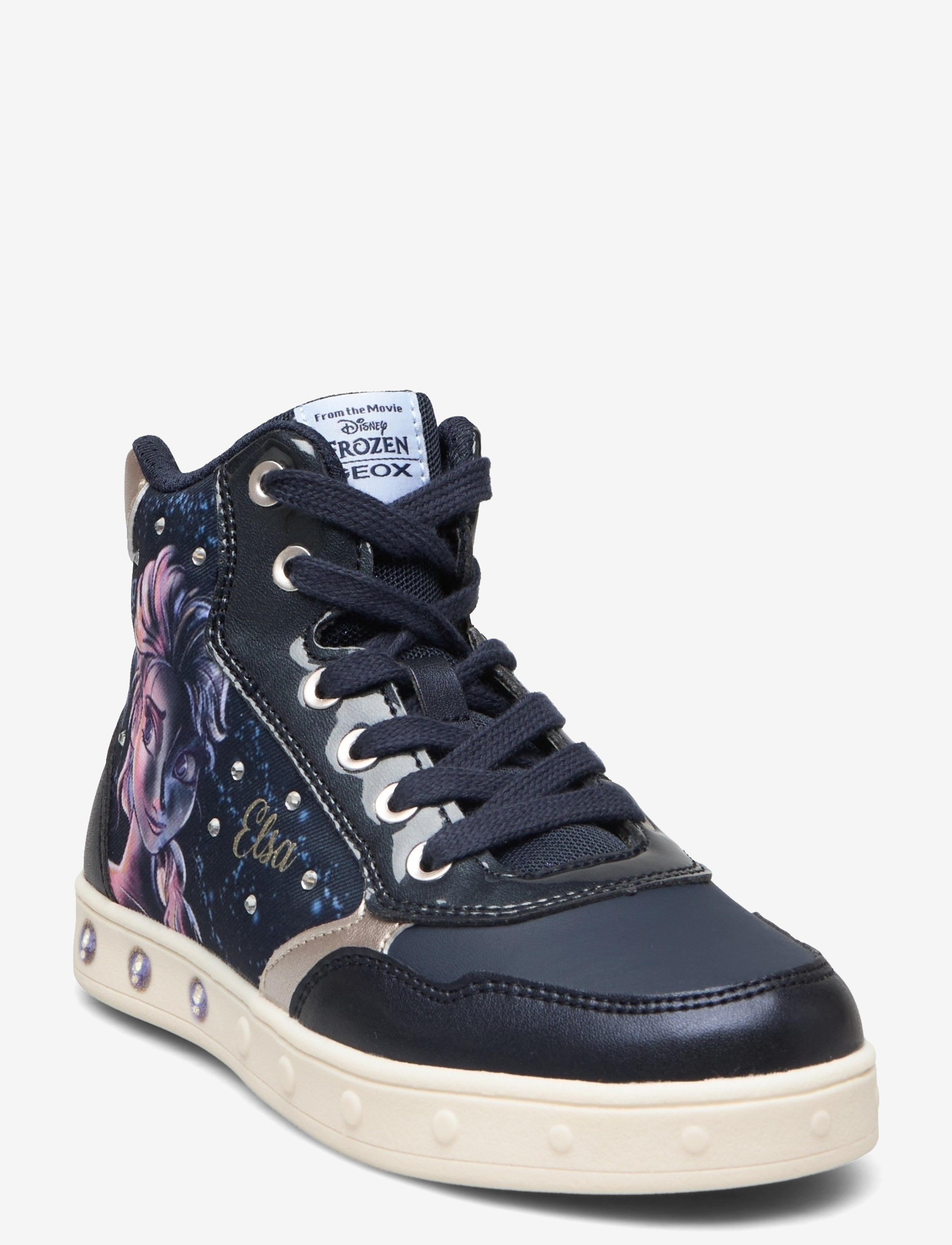 GEOX J SKYLIN GIRL E - Sko - NAVY/PLATINUM / multi