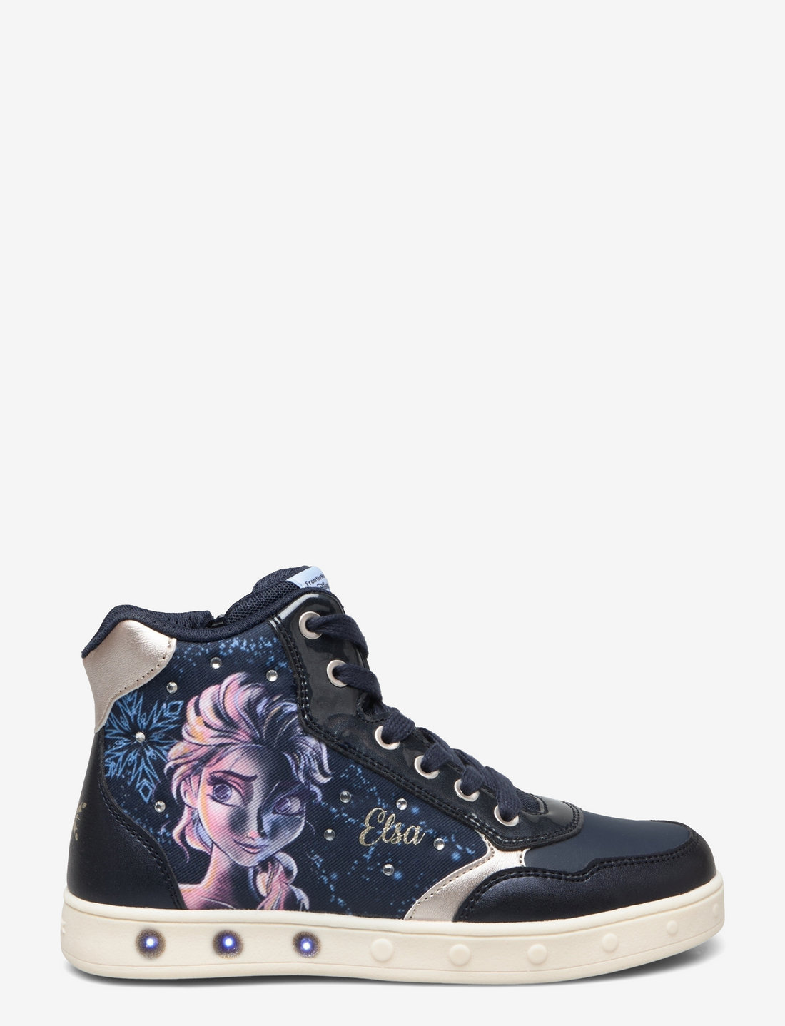 GEOX - J SKYLIN GIRL E - blinkende turnschuhe - navy/platinum - 1