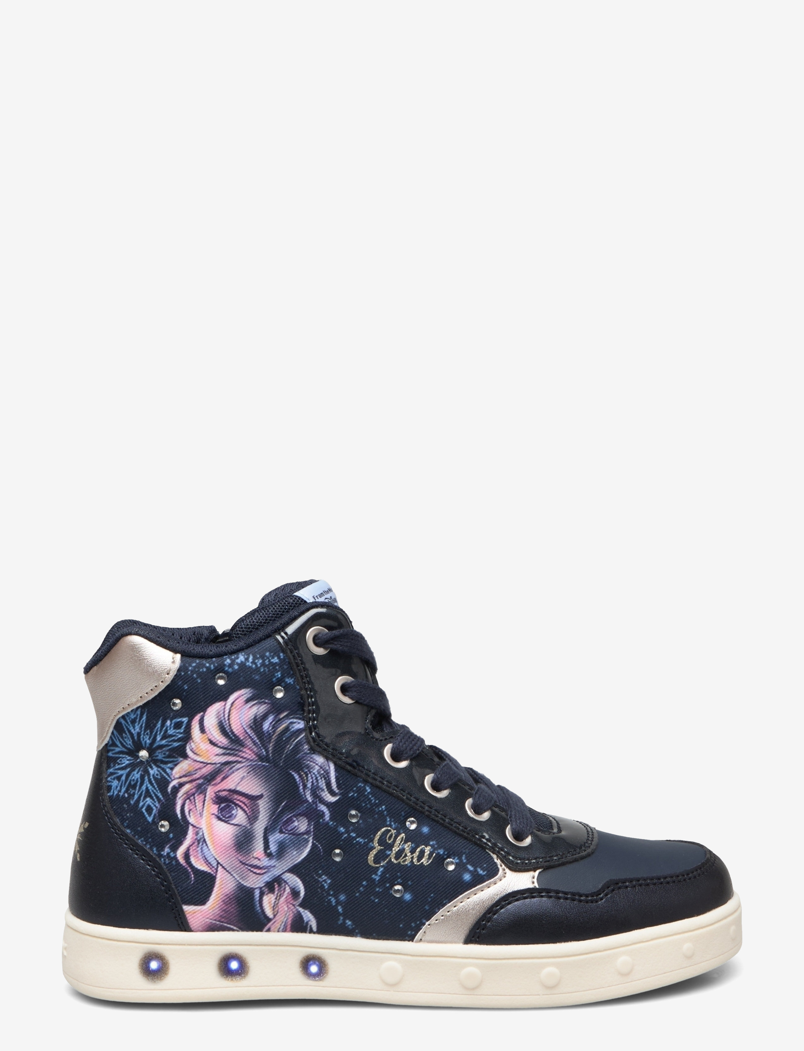 GEOX - J SKYLIN GIRL E - hoher schnitt - navy/platinum - 1
