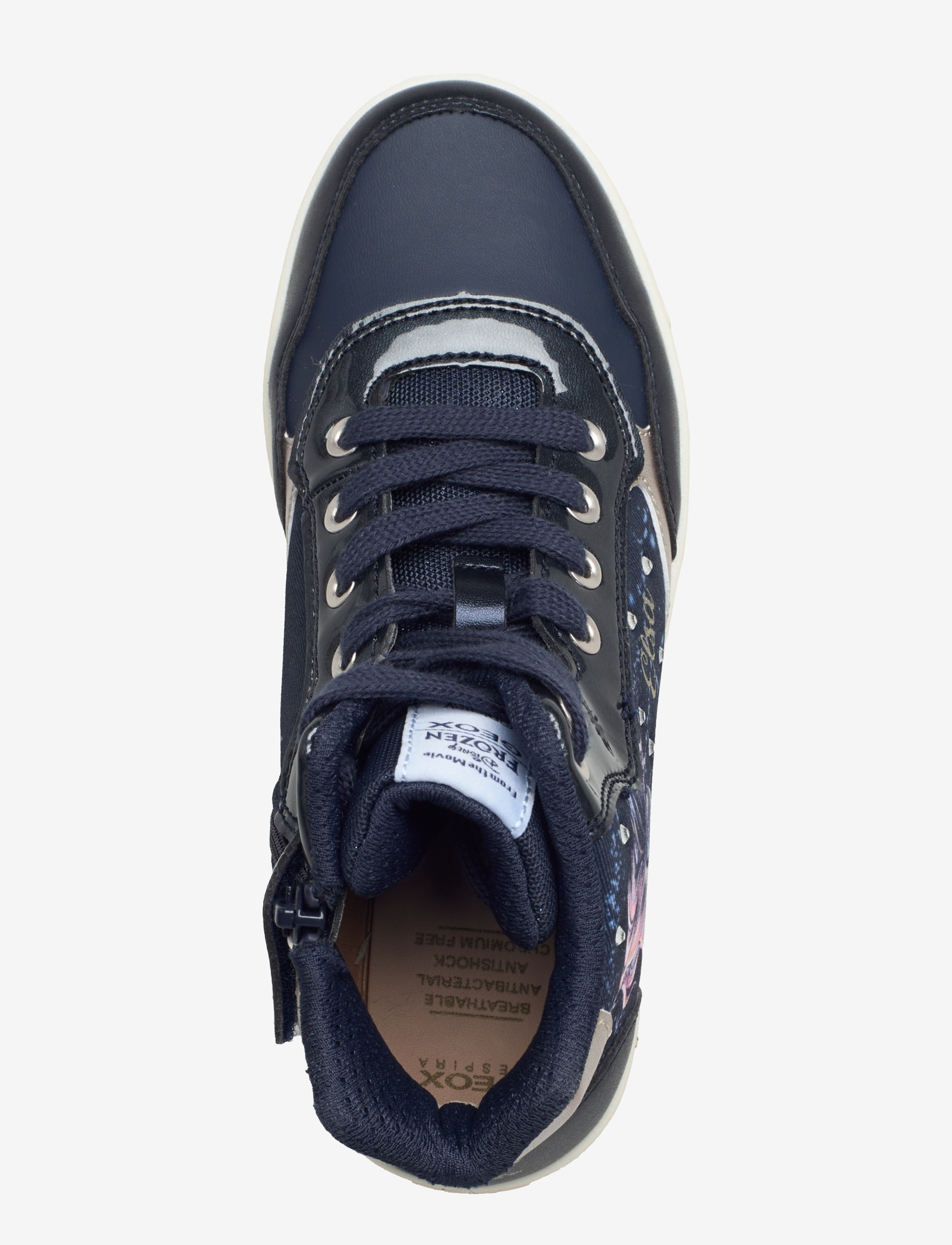GEOX - J SKYLIN GIRL E - hoher schnitt - navy/platinum - 3