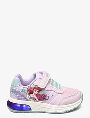 GEOX - J SPACECLUB GIRL - sneakers med lys - pink/ltblu - 1