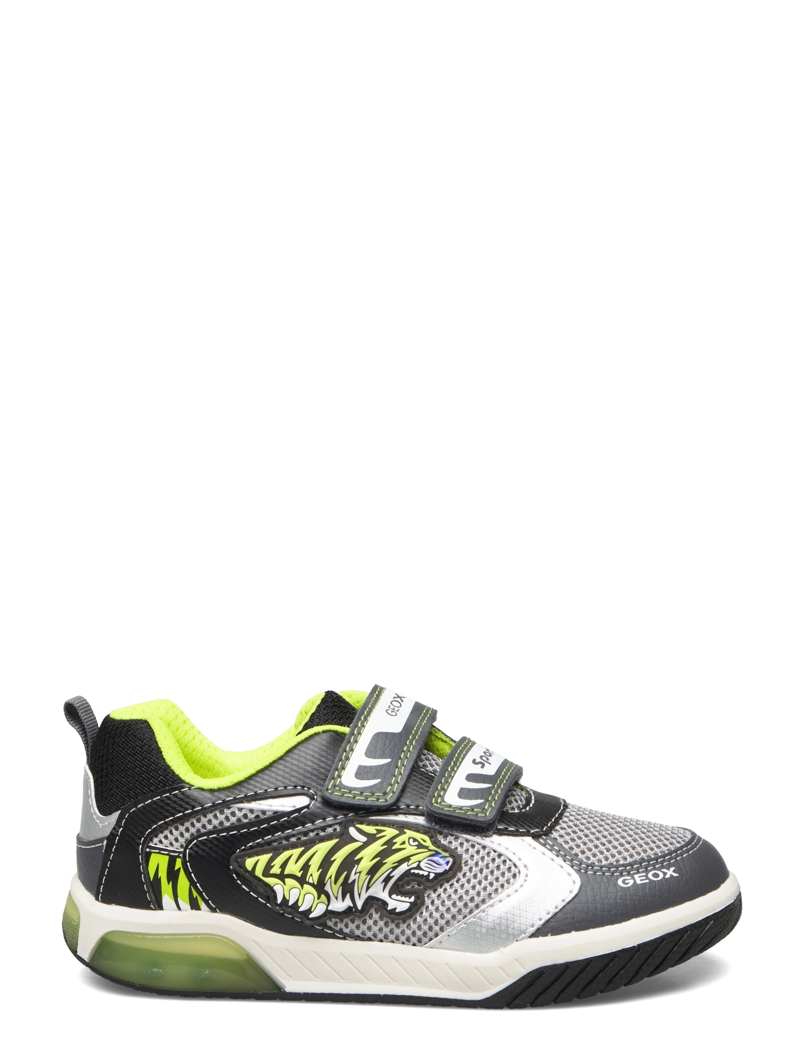 GEOX - J INEK BOY A - grey/lime - 1