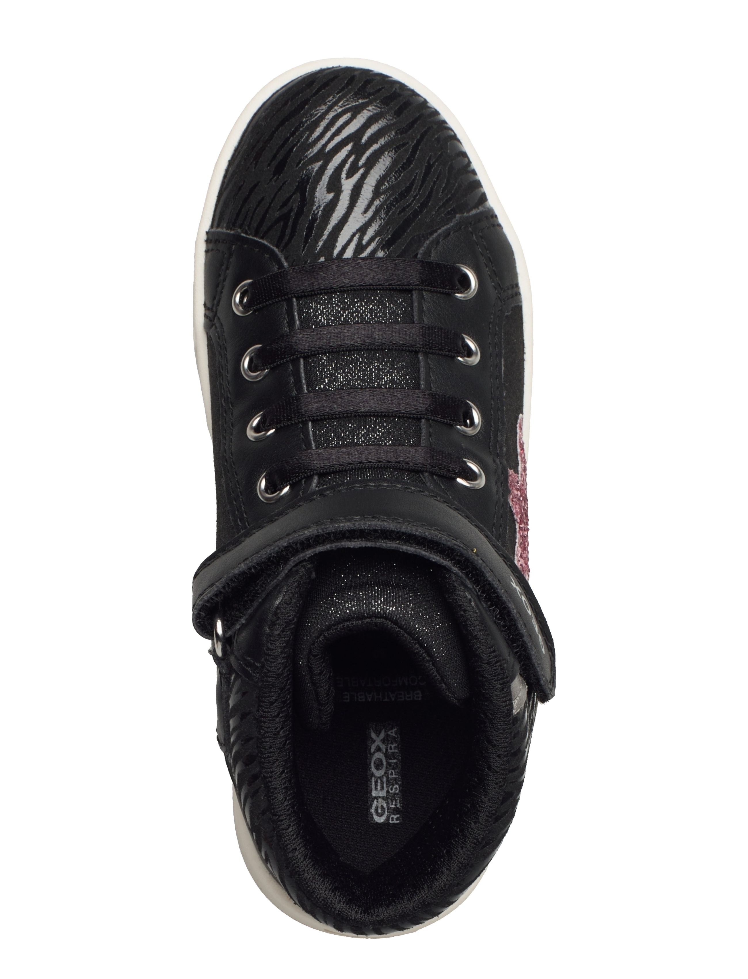 GEOX - J SKYLIN GIRL - black/pink - 3