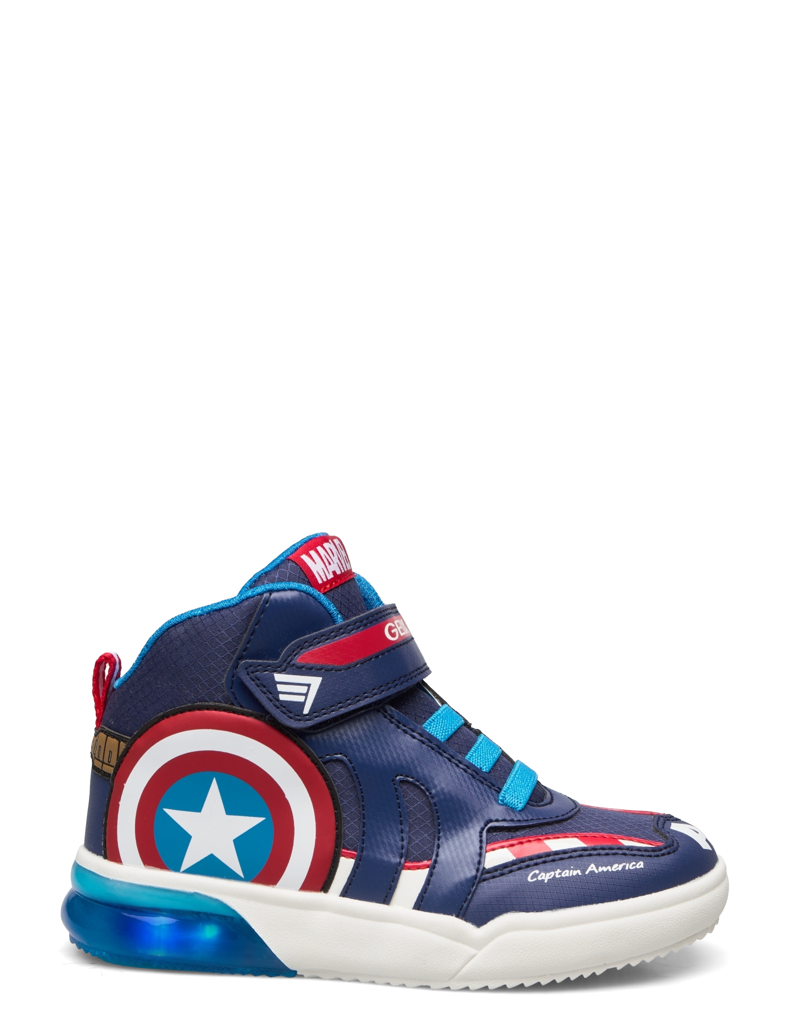 GEOX - J GRAYJAY BOY C - high tops - navy/red - 1