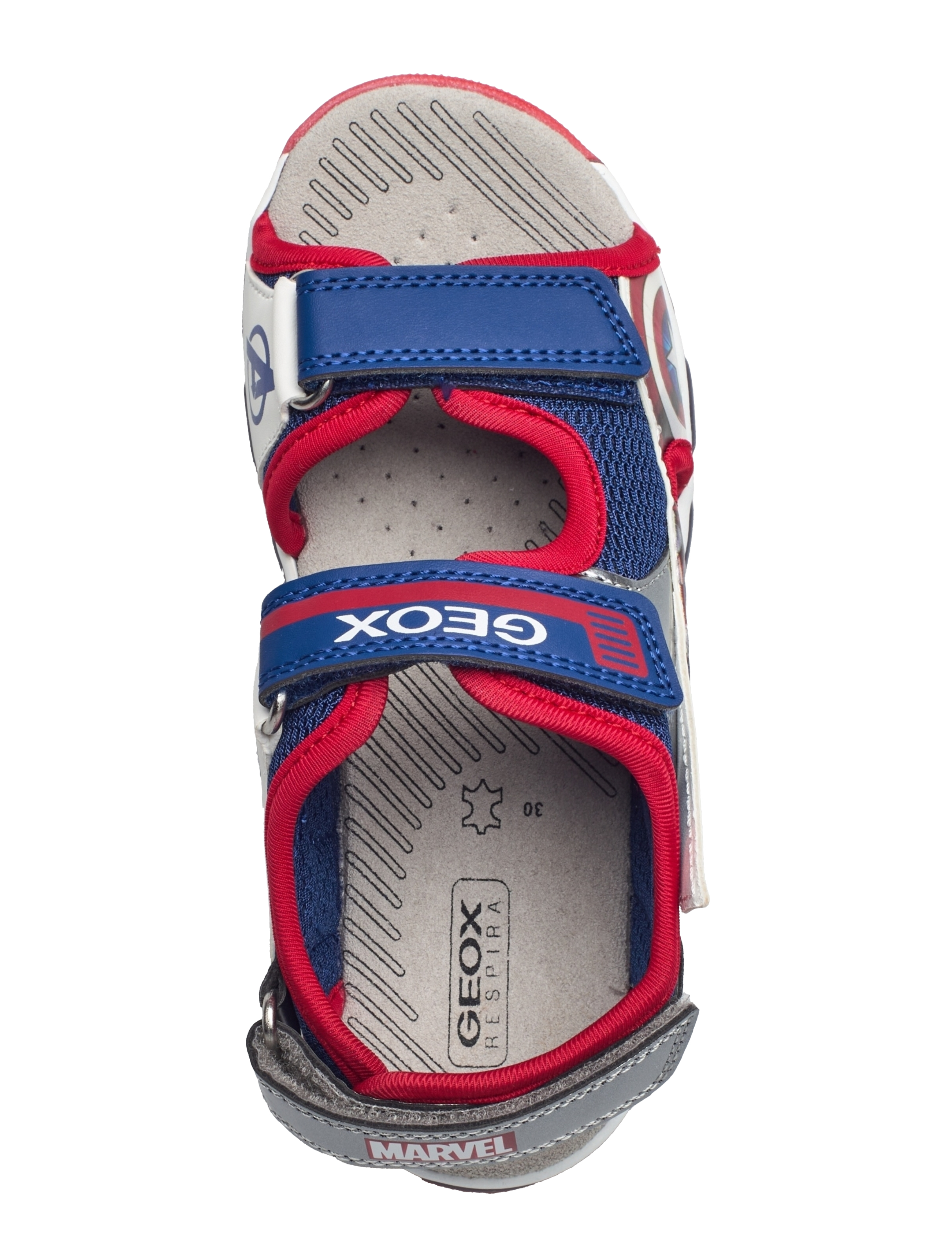 GEOX - J SANDAL ANDROID BOY - blue/red - 3