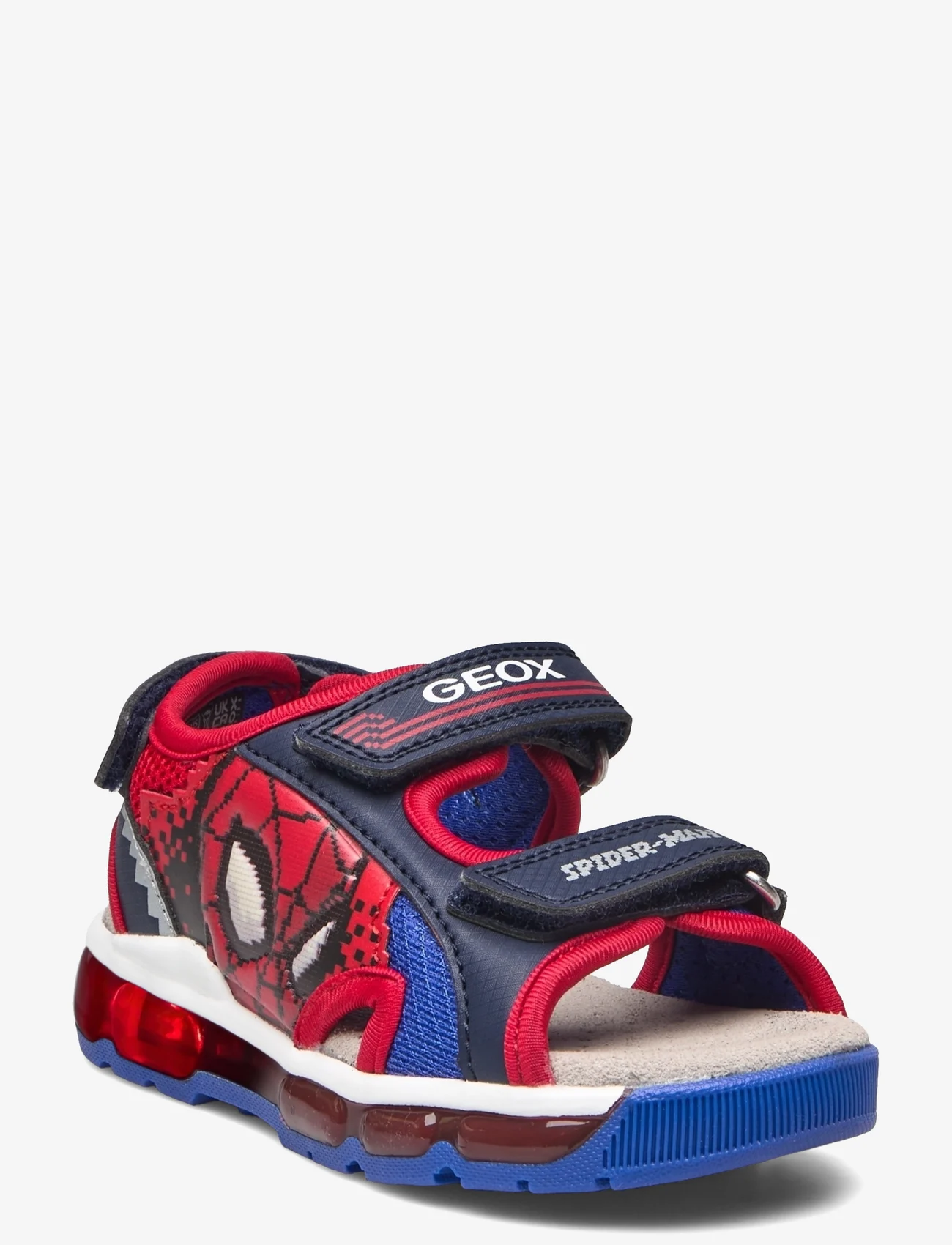 GEOX - J SANDAL ANDROID BOY - sommarfynd - navy/red - 0
