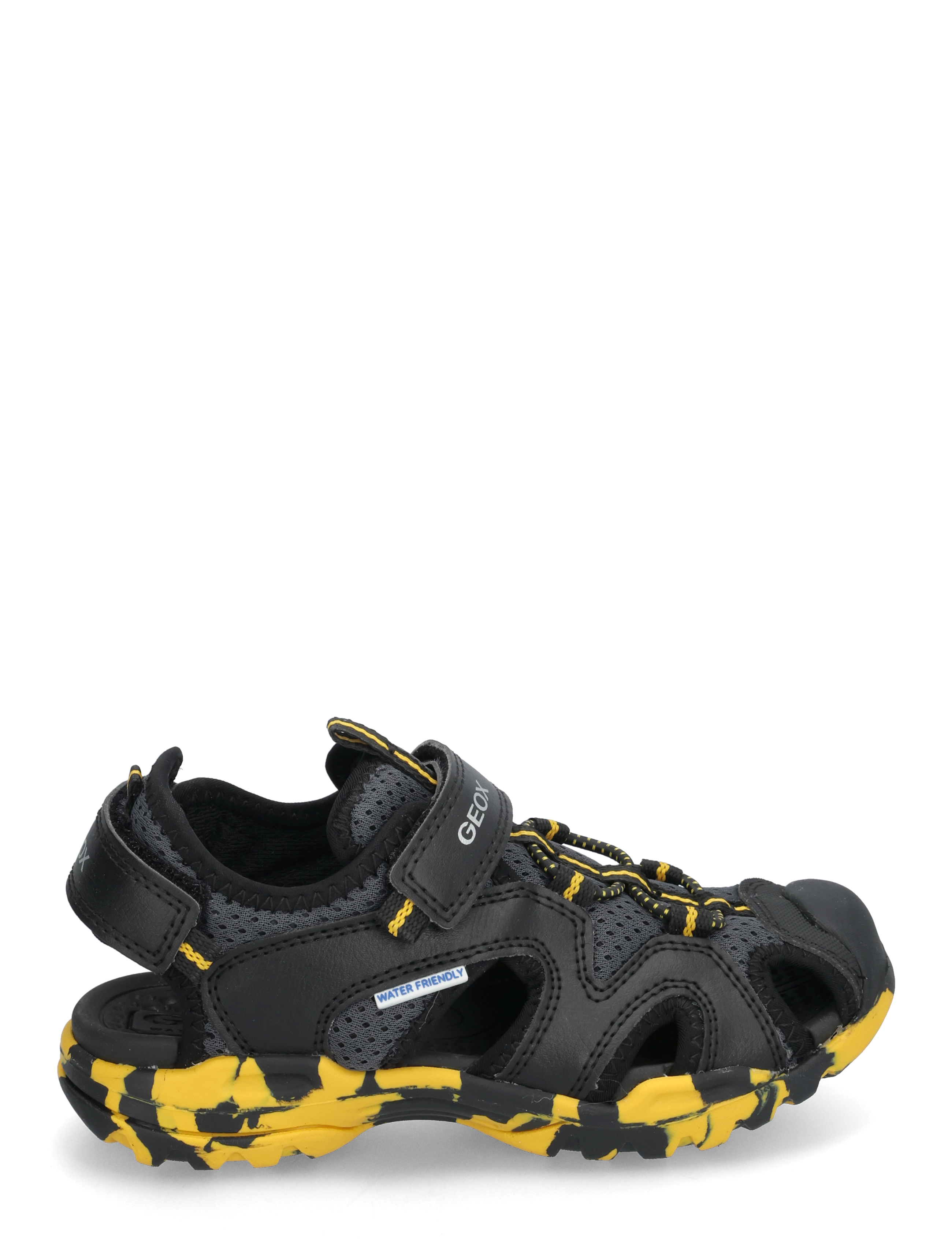 GEOX - J BOREALIS BOY C - gode sommertilbud - blk yellow - 1