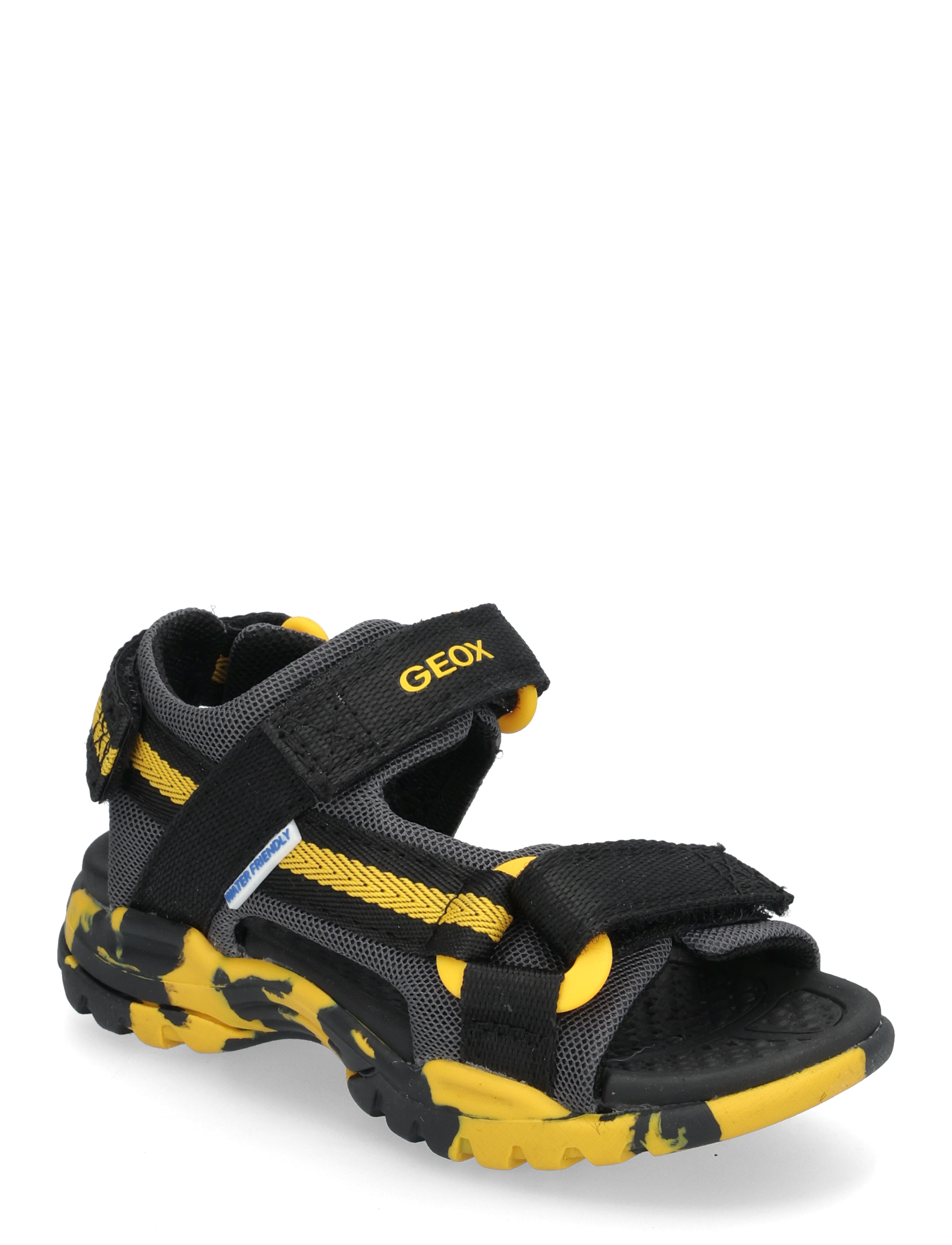 GEOX J Borealis Boy E, 25, Summer Schuhe, Schwarz - Sandals, Kinder
