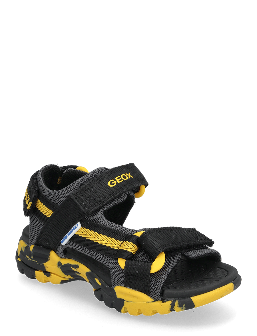 GEOX - J BOREALIS BOY E - sandalen - blk yellow - 0