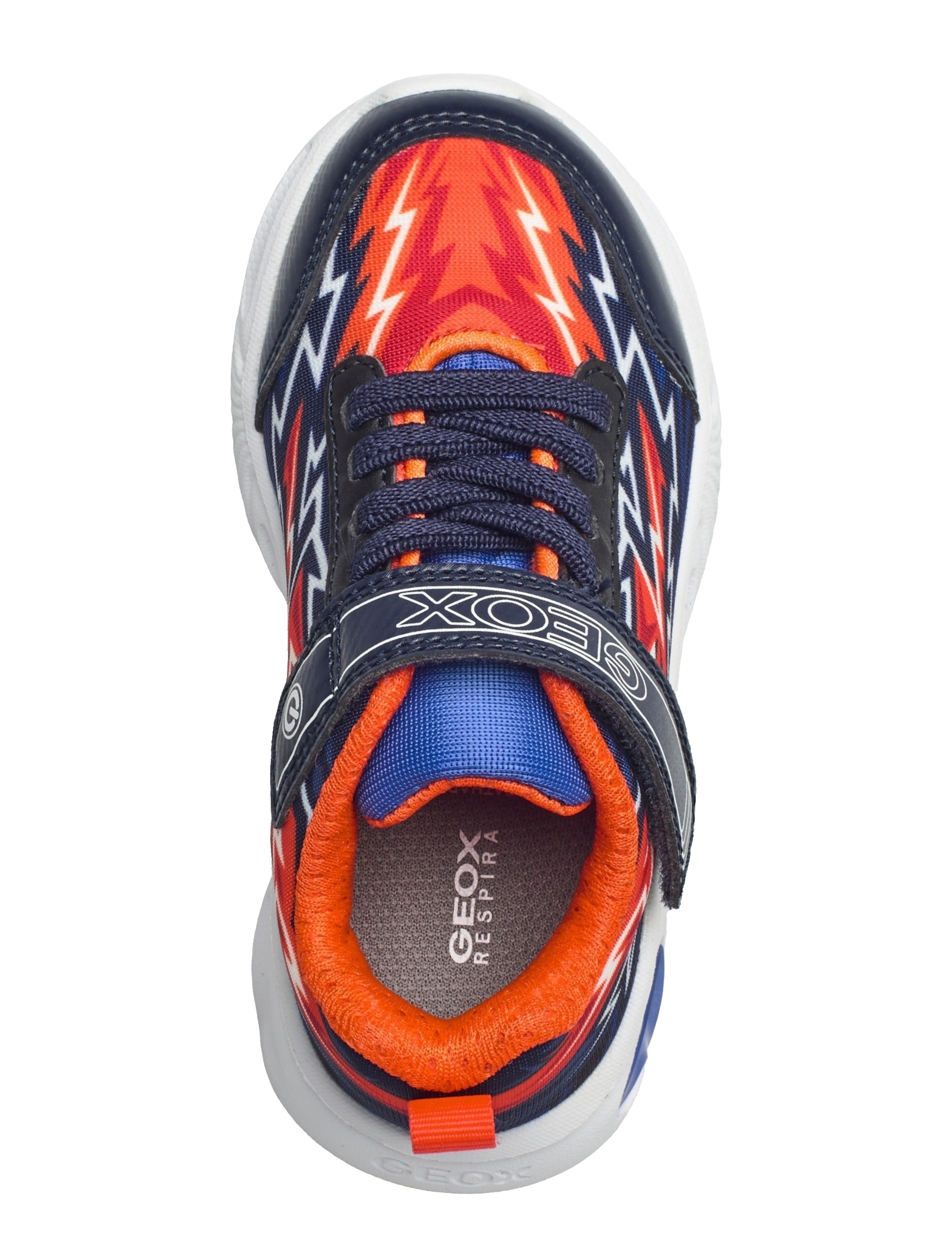 GEOX - J ASSISTER BOY B - suvised sooduspakkumised - navy/orang - 3