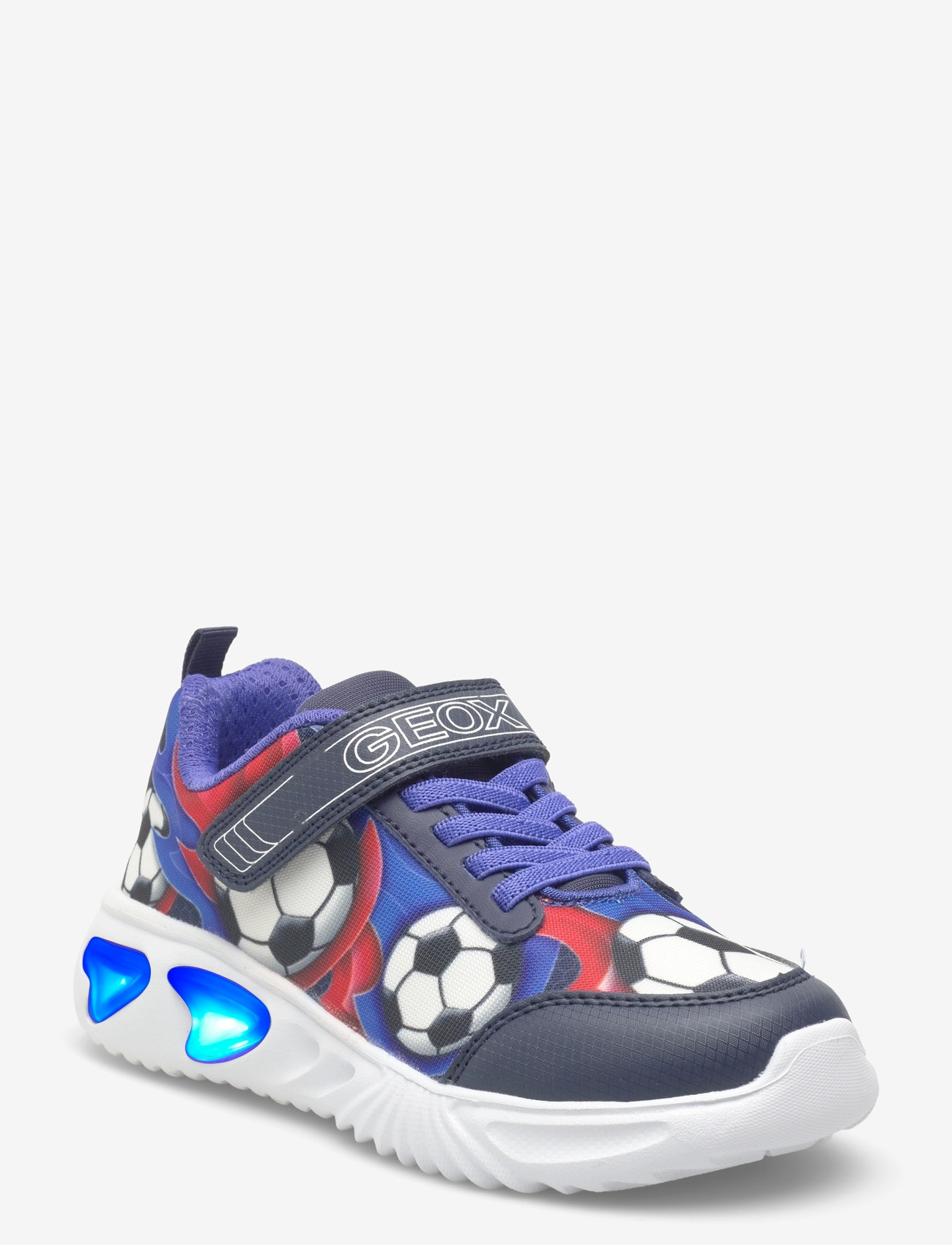 GEOX - J ASSISTER BOY B - ar zemu augšdaļu - navy/royal - 0