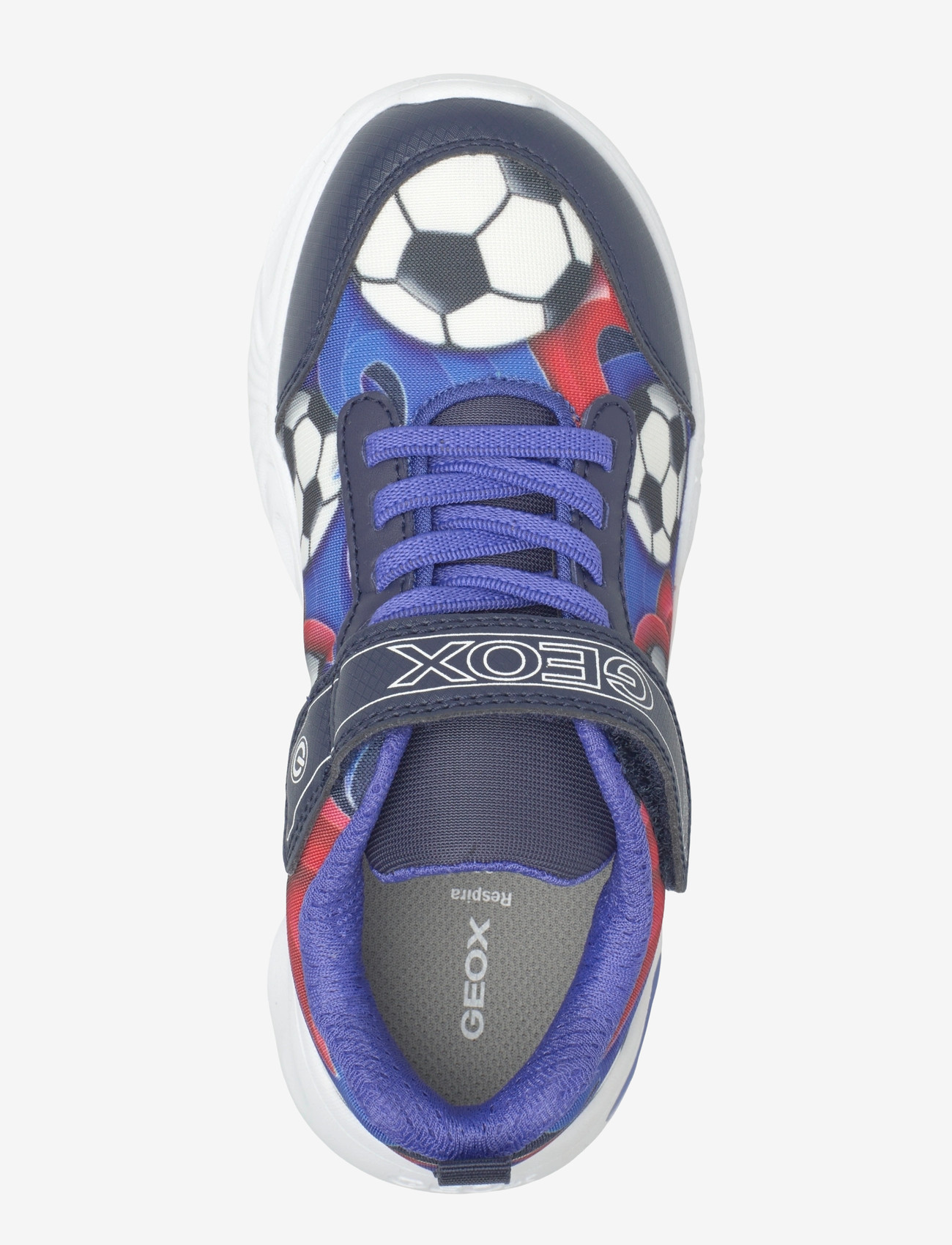 GEOX - J ASSISTER BOY B - ar zemu augšdaļu - navy/royal - 3