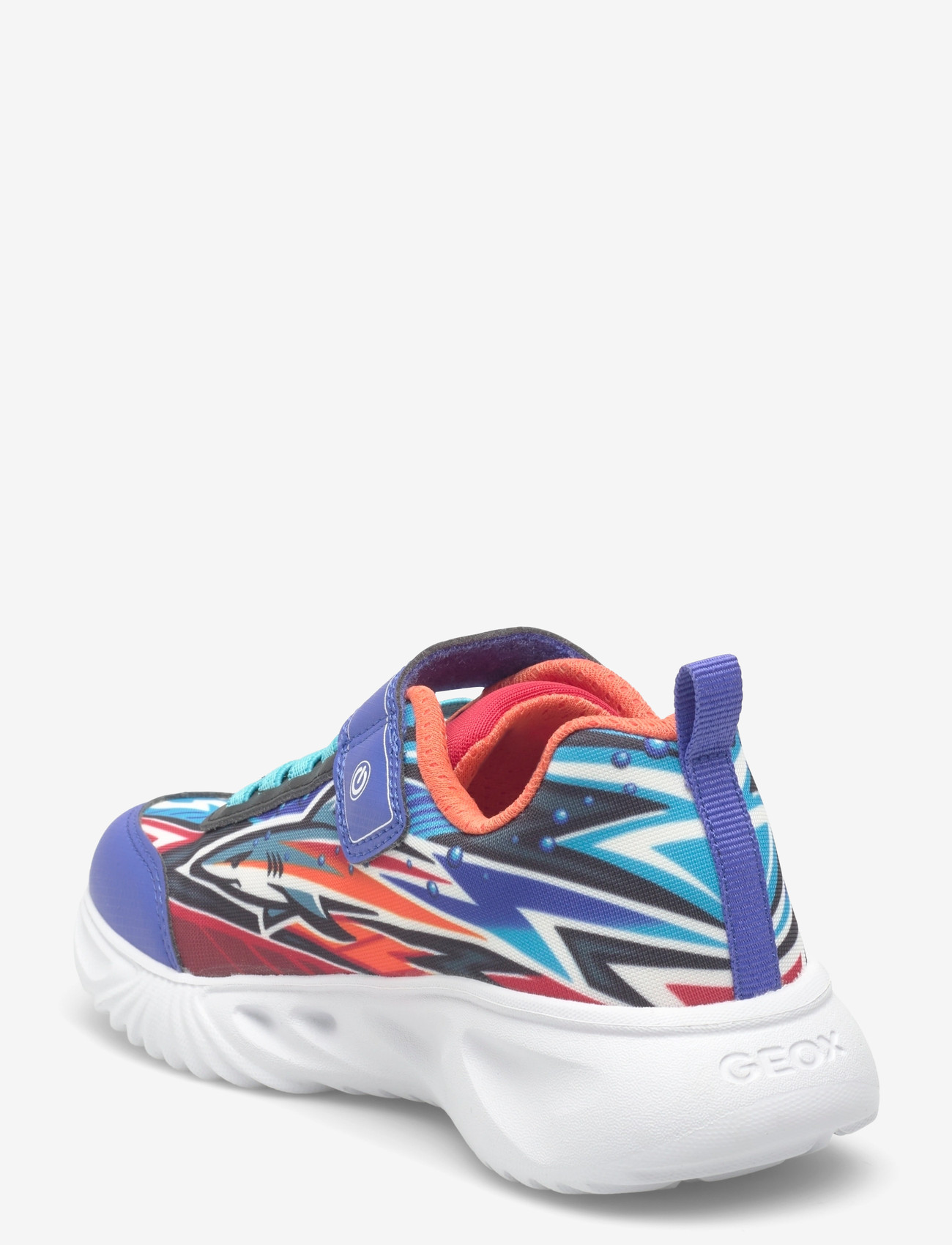 GEOX - J ASSISTER BOY B - low tops - royal/orange - 2
