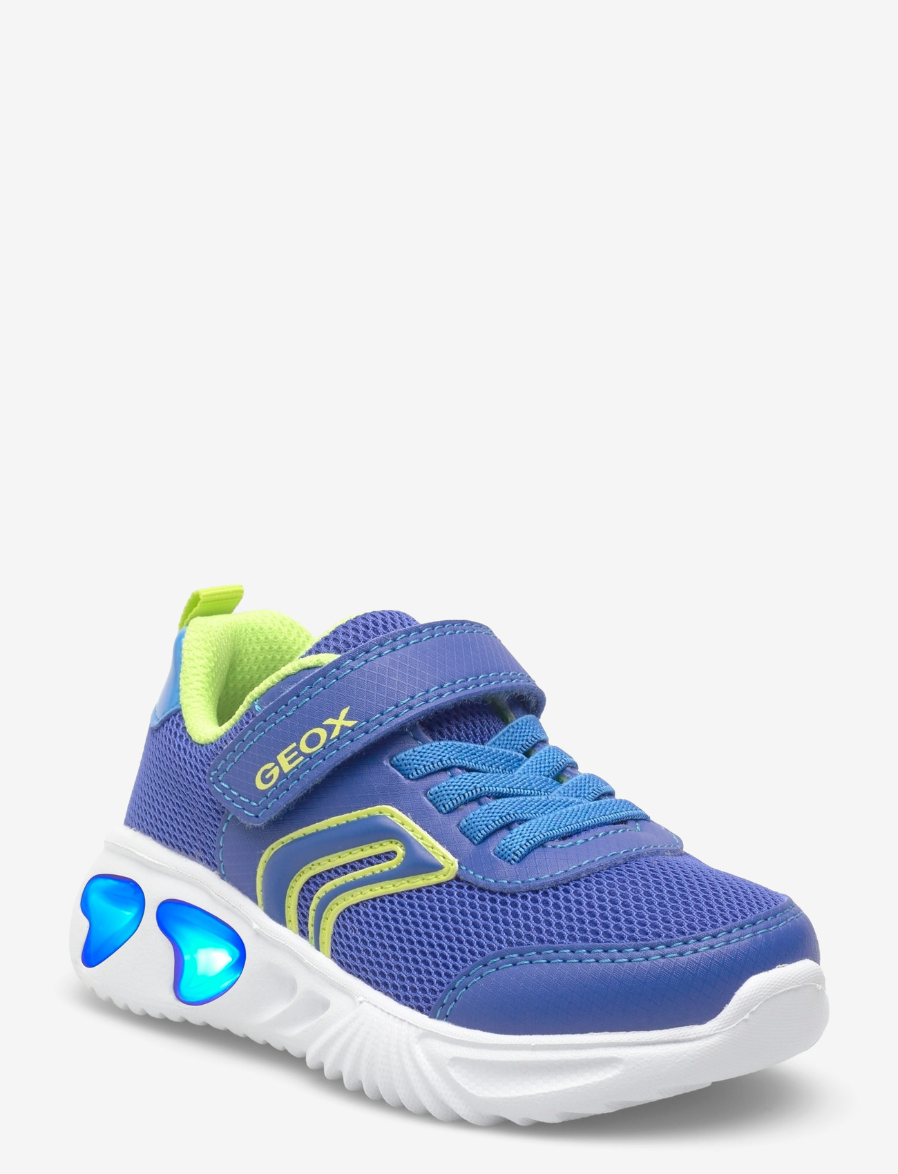 GEOX - J ASSISTER BOY C - matalavartiset tennarit - royal/lime - 0