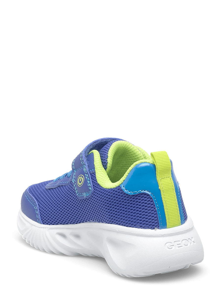 GEOX - J ASSISTER BOY C - låga sneakers - royal/lime - 2