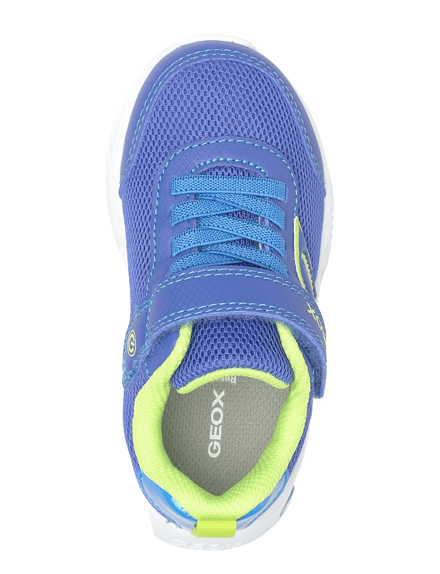 GEOX - J ASSISTER BOY C - låga sneakers - royal/lime - 3