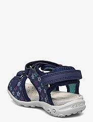 GEOX - J SANDAL WHINBERRY G - sommarfynd - navy/pink - 2