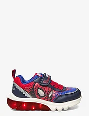 GEOX - J CIBERDRON BOY F - sneakers med lys - navy/red - 1