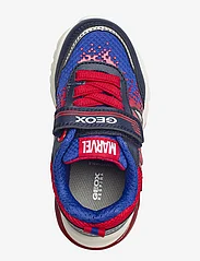 GEOX - J CIBERDRON BOY F - sneakers med lys - navy/red - 3