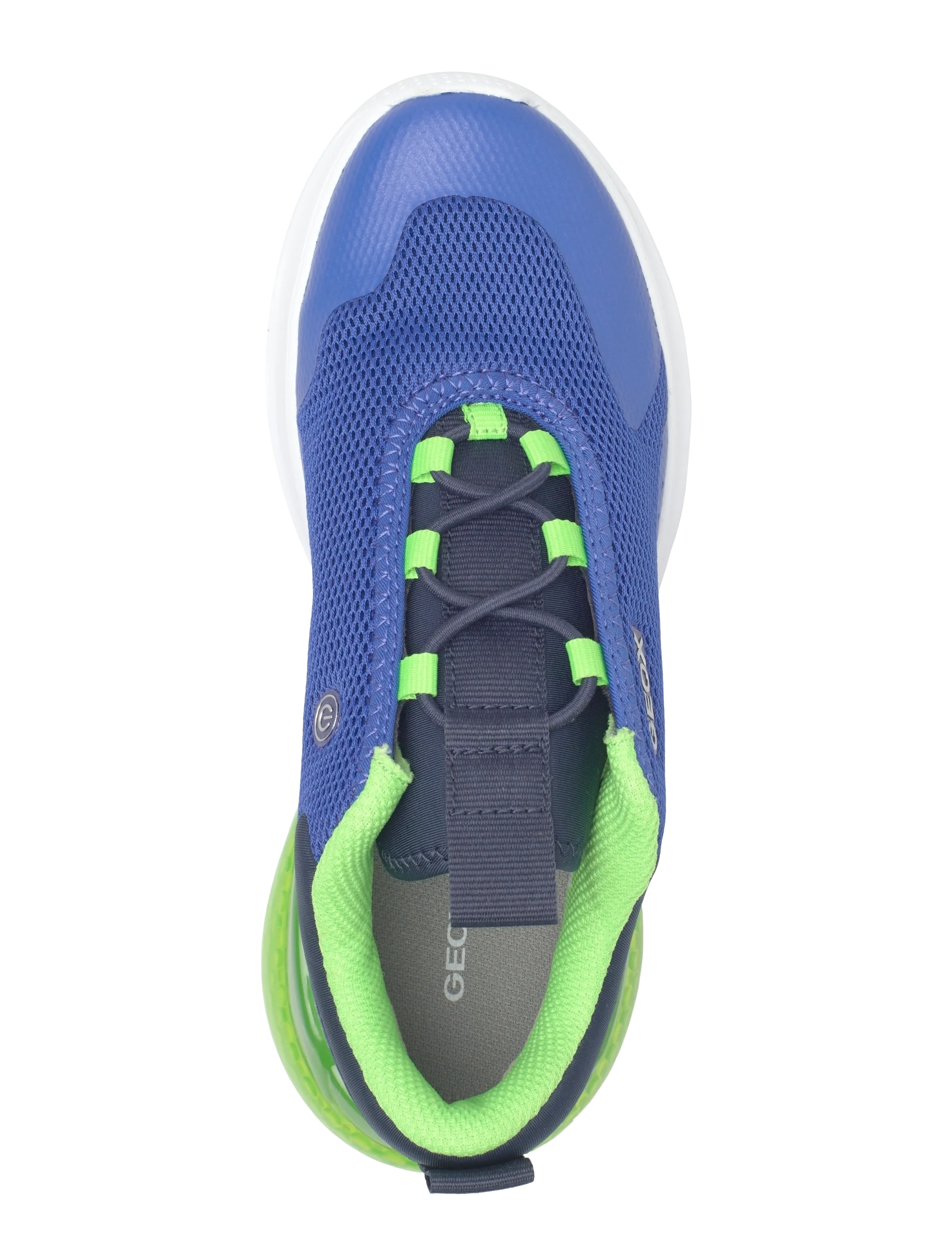 GEOX - J ACTIVART ILLUMINUS - jooksujalatsid - royal/green - 3