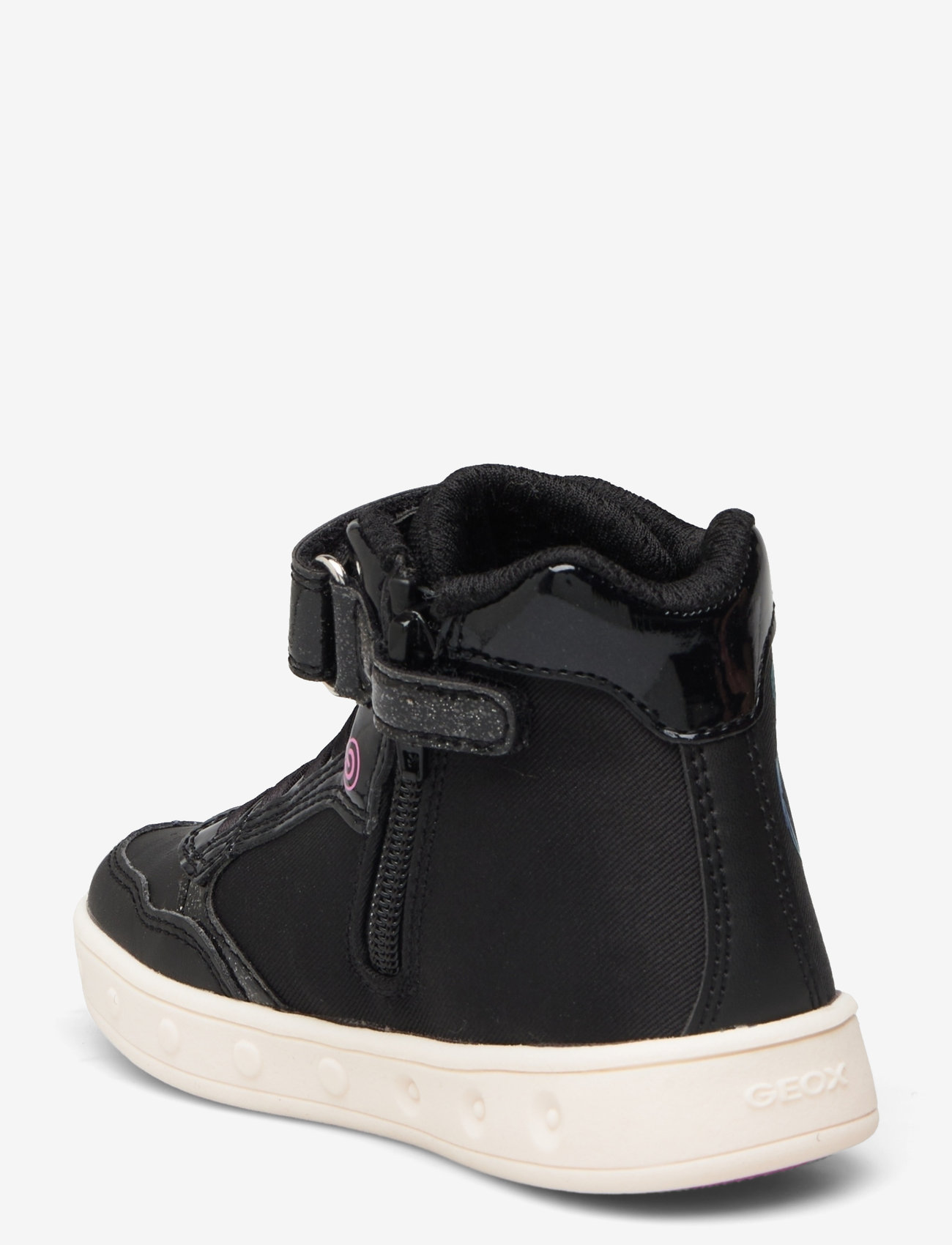 GEOX - J SKYLIN GIRL E - blinkande sneakers - black - 2